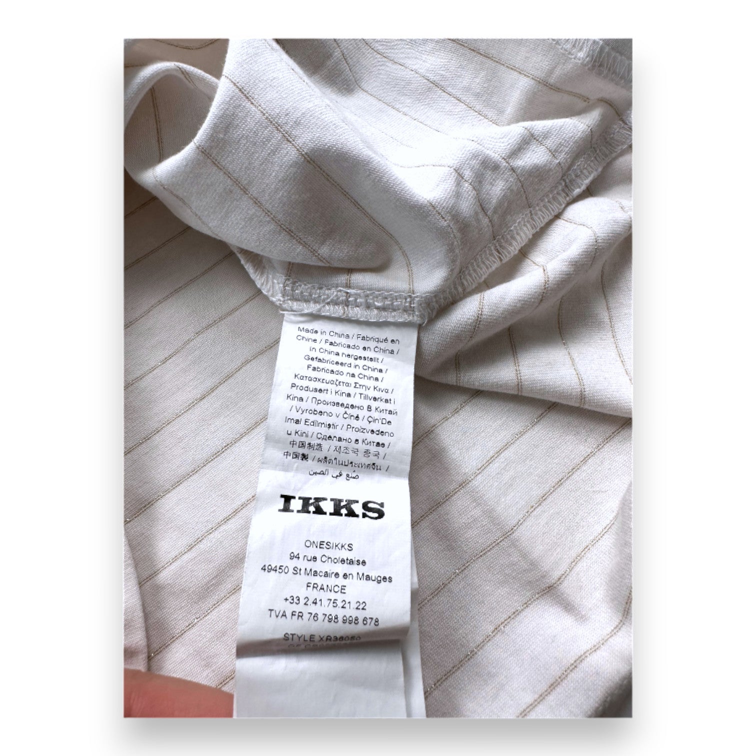 IKKS - T-Shirt mit weißem und rosa Aufdruck - 3 Jahre