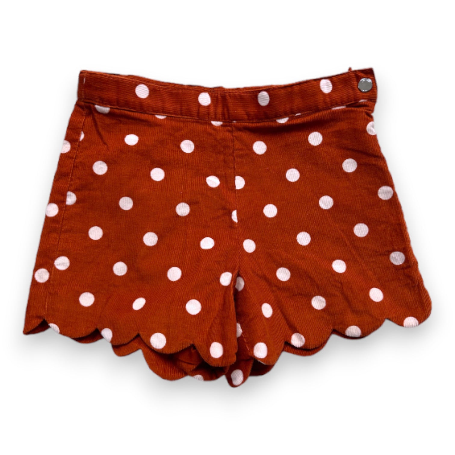 JACADI - Braune Shorts mit weißen Punkten - 3 Jahre