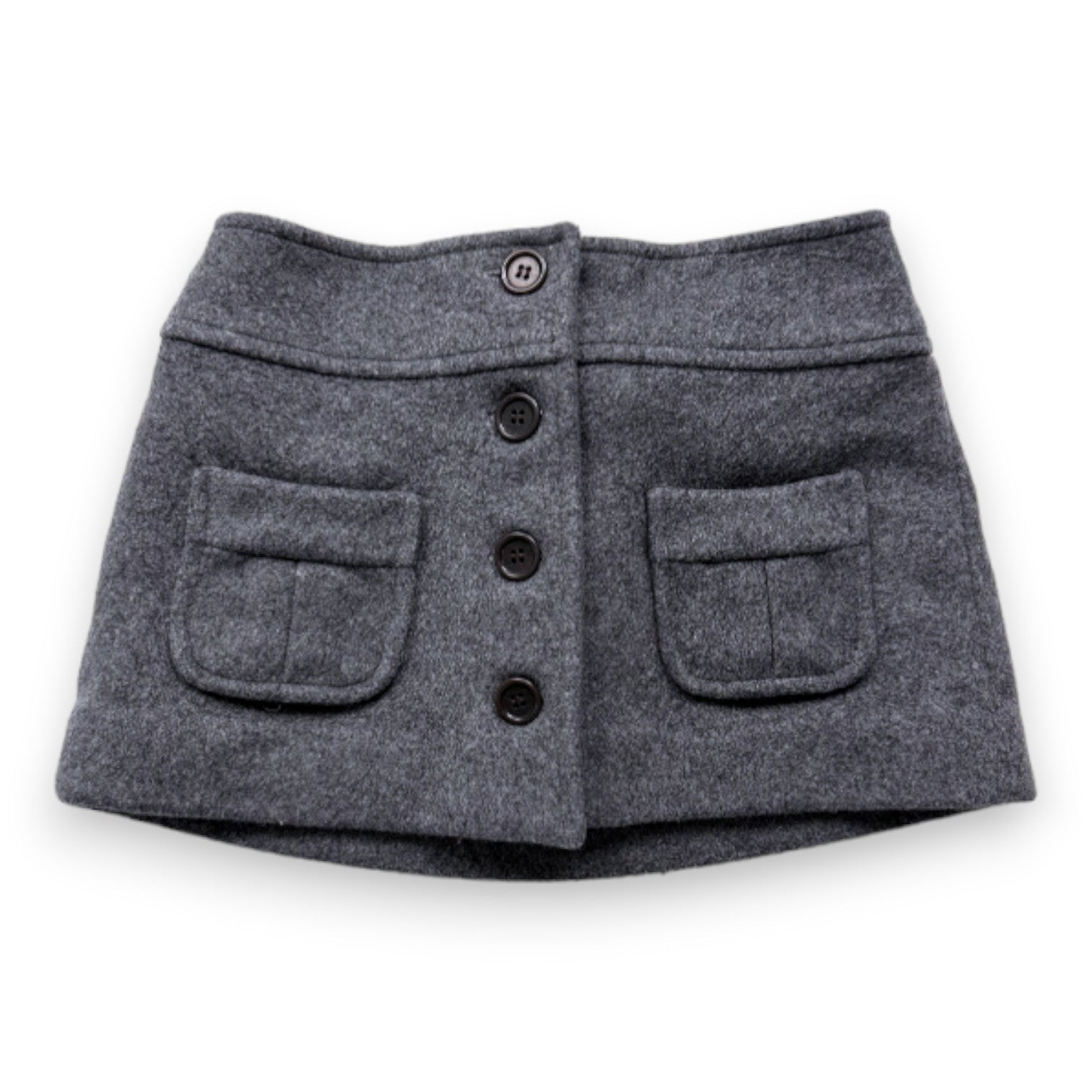 BONPOINT - Jupe grise en laine - 4 ans