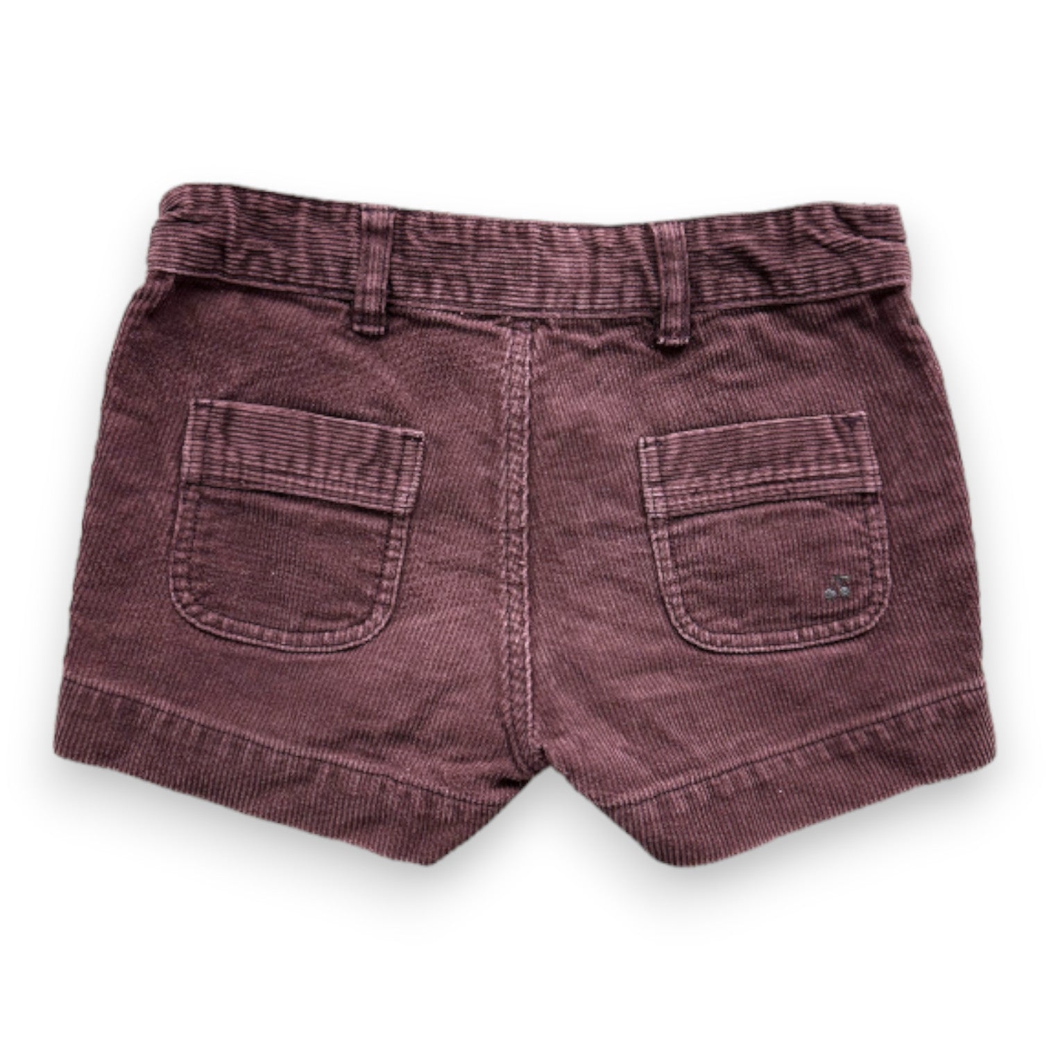 BONPOINT - Short violet effet velours - 3 ans