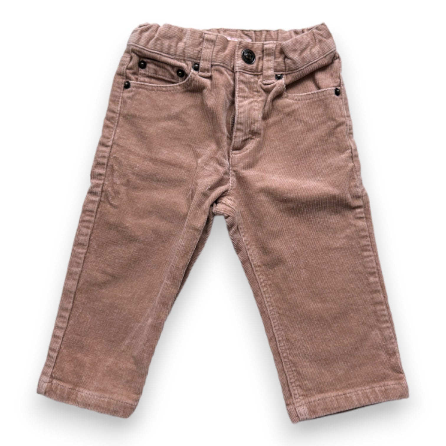 BONPOINT - Beige velvet-effect pants - 6 months