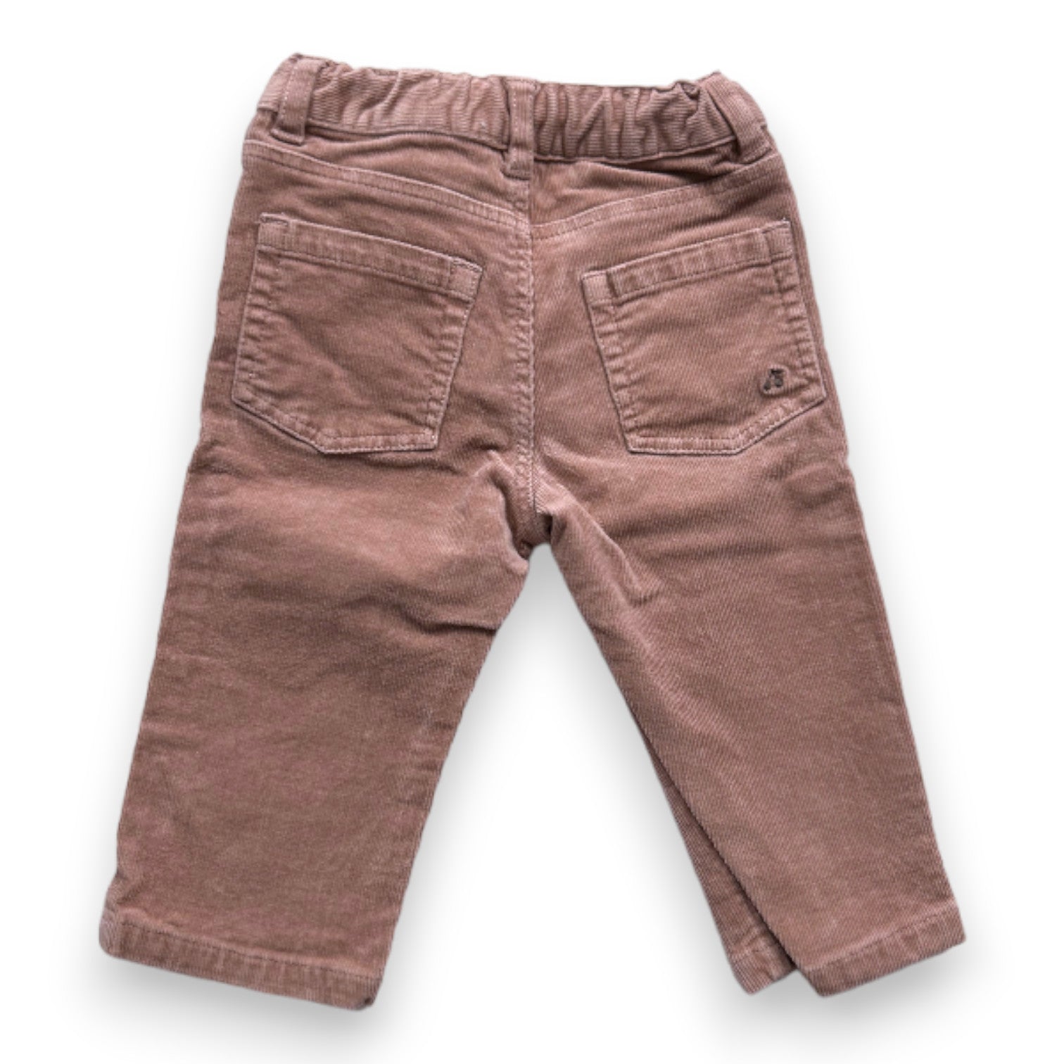 BONPOINT - Beige velvet-effect pants - 6 months