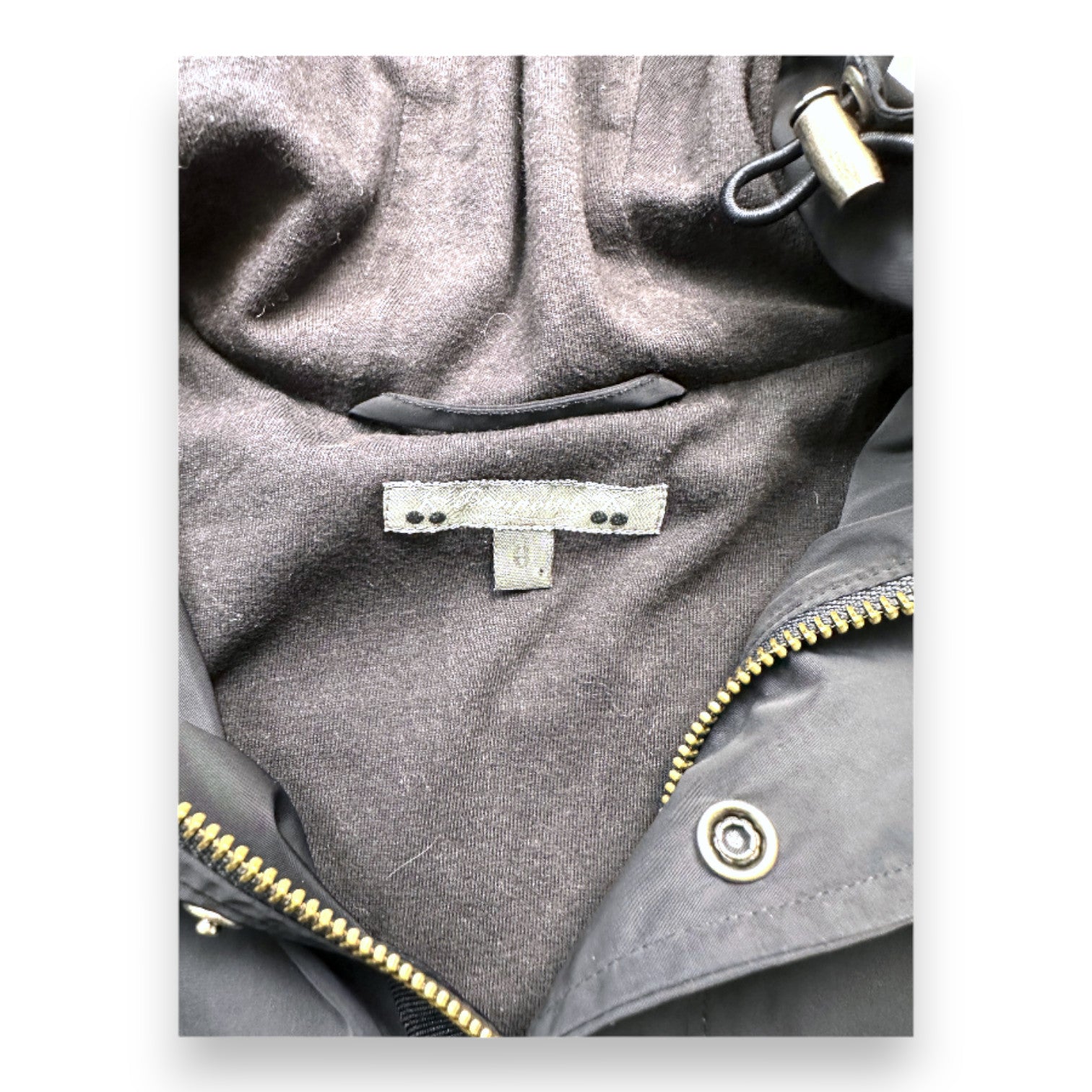 BONPOINT - Long black windbreaker jacket - 6 years