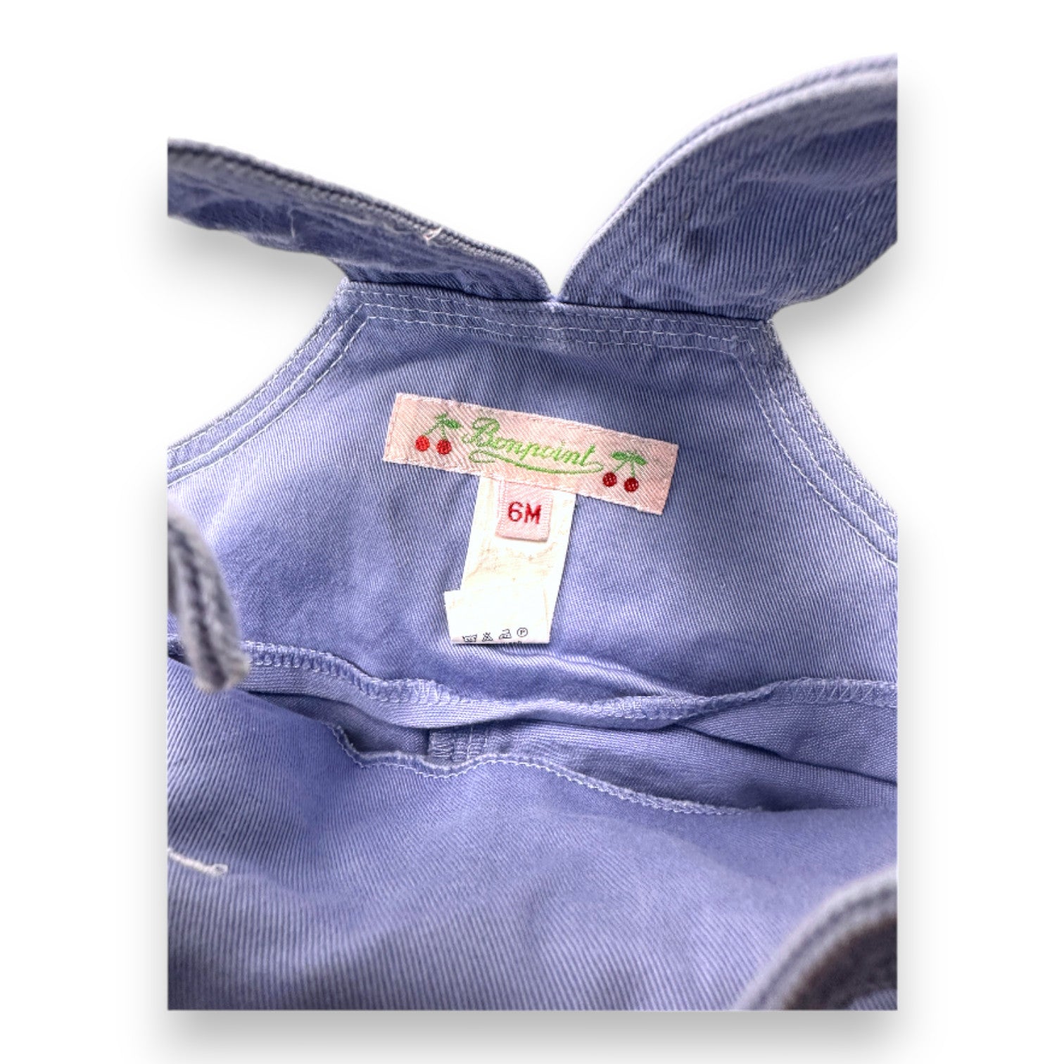 BONPOINT - Salopette en jean bleue - 6 mois