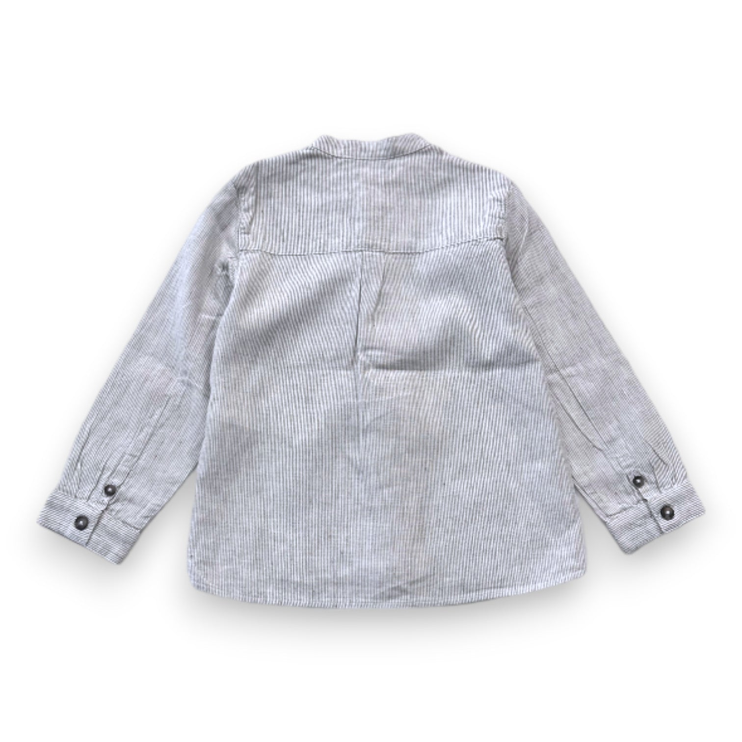 TARTINE & CHOCOLAT - Chemise à manches longues blanche à rayures - 4 ans