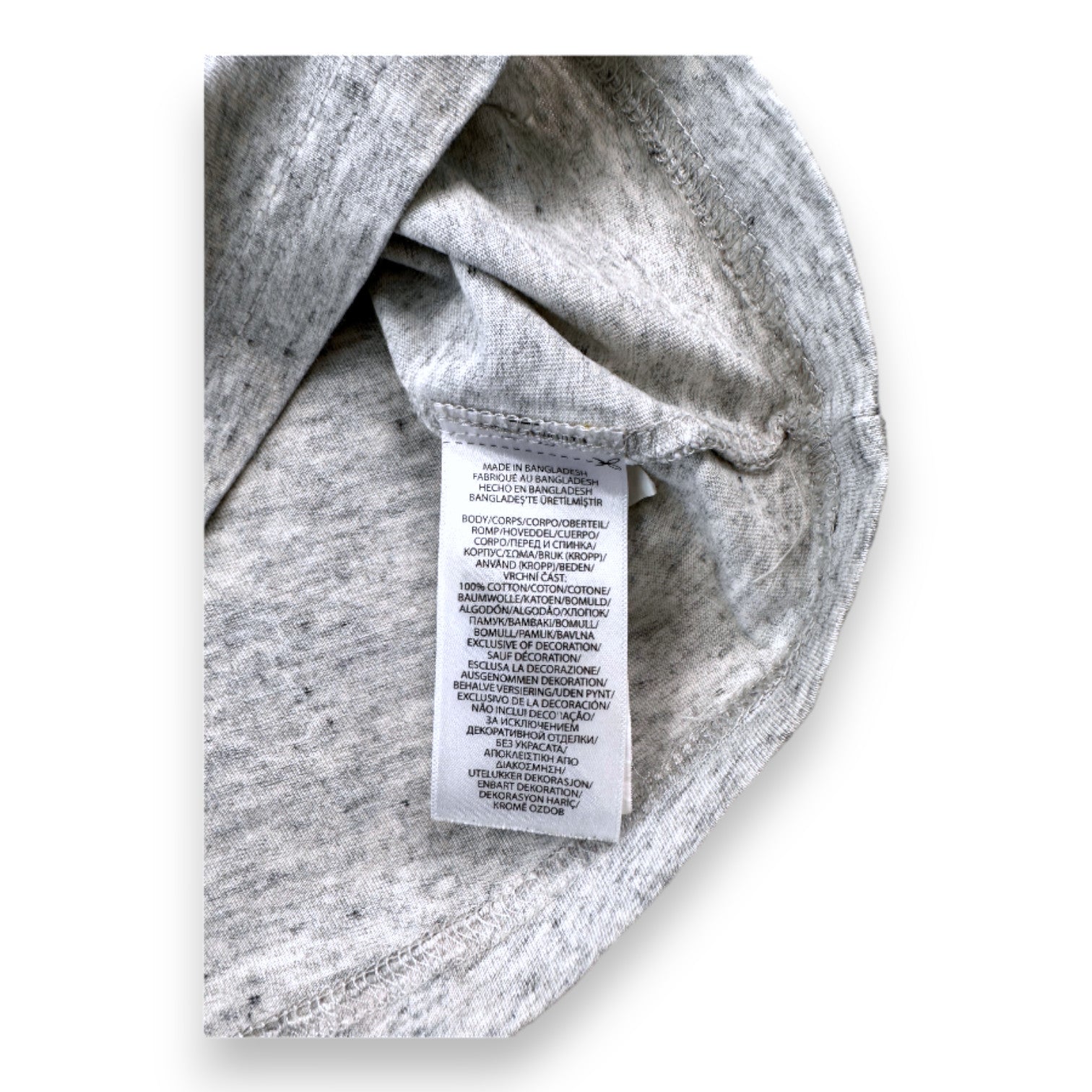 RALPH LAUREN - Grey short-sleeved t-shirt - 4 years