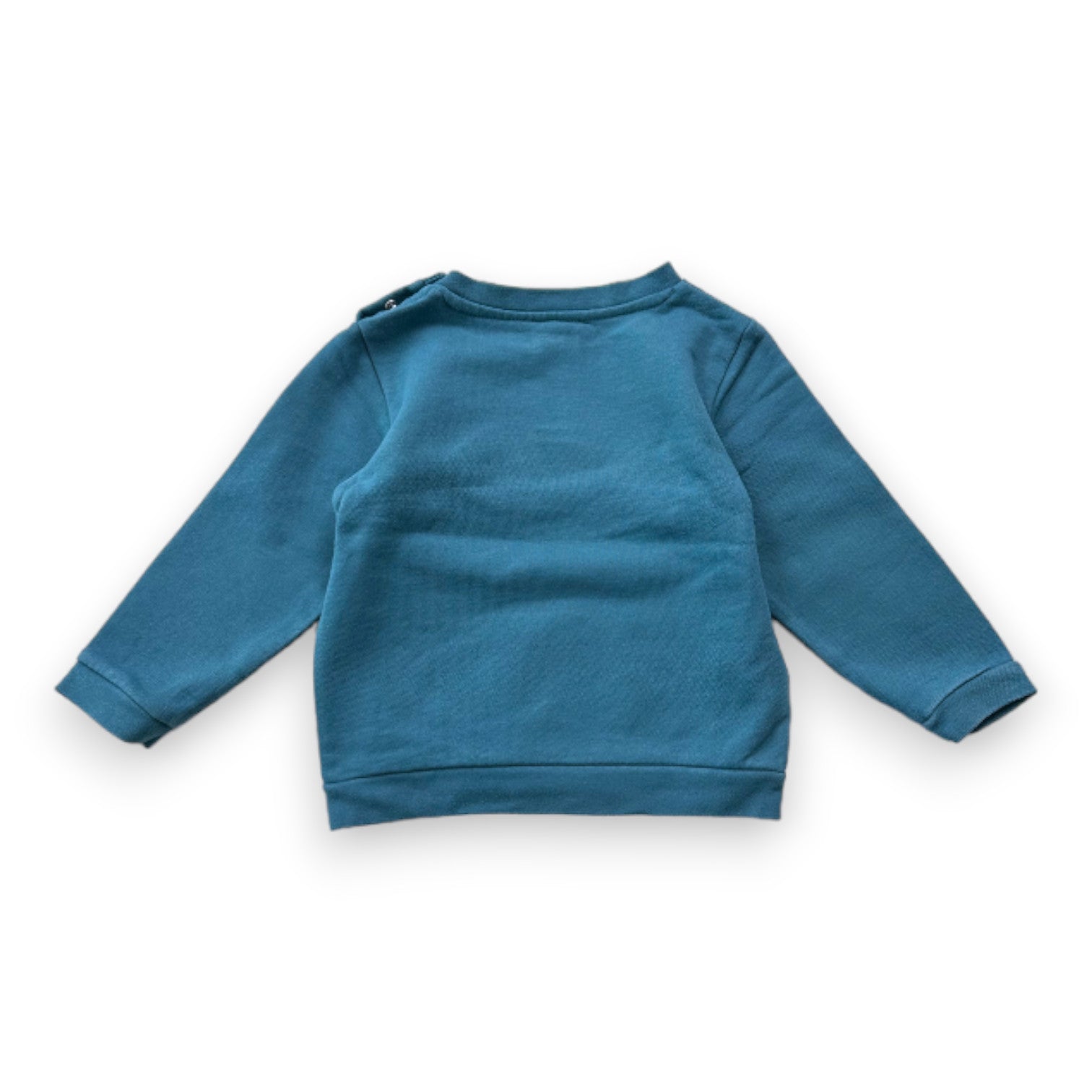 JACADI - Sweat bleu à manches longues avec poisson brodé - 3 ans