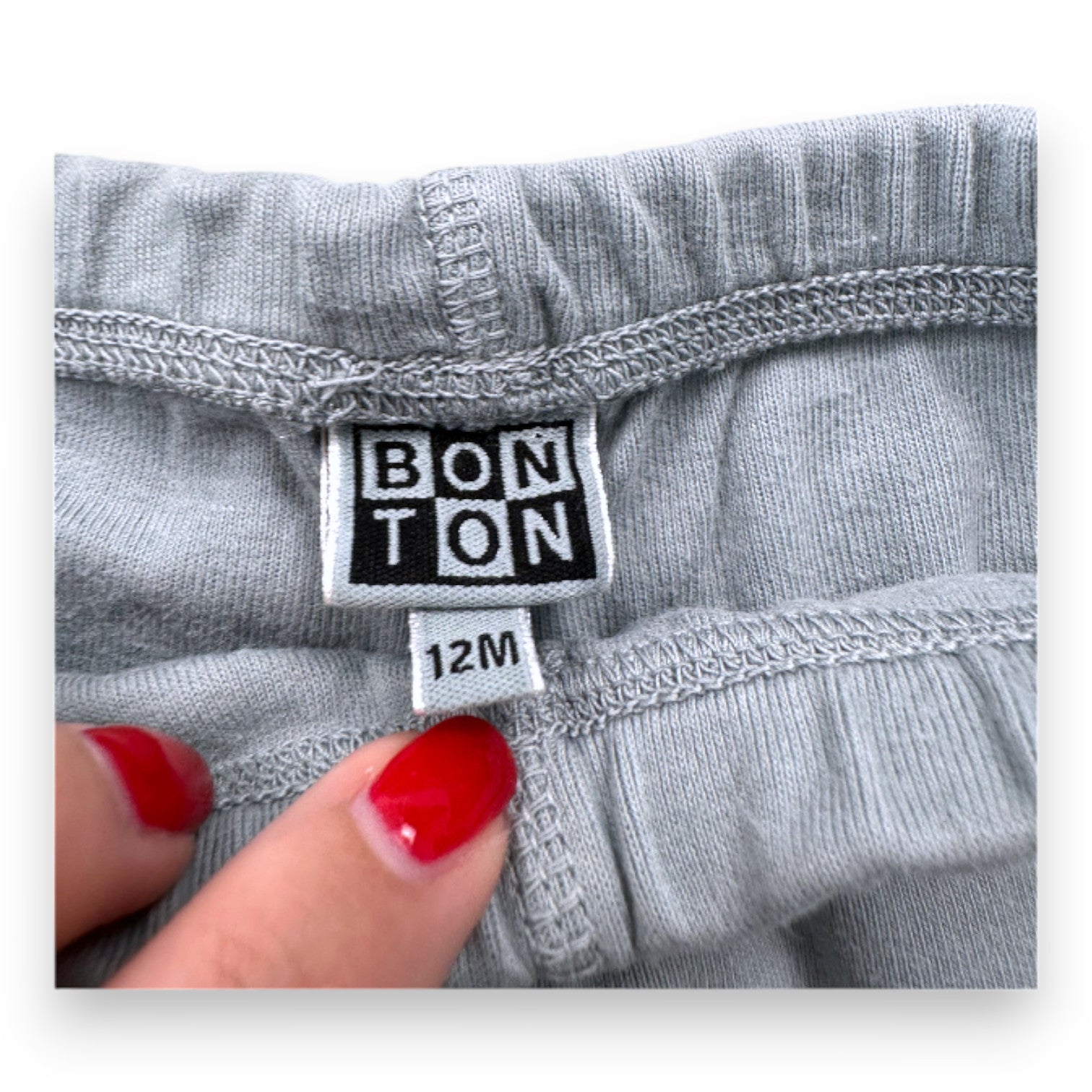 BONTON - Green leggings - 12 months