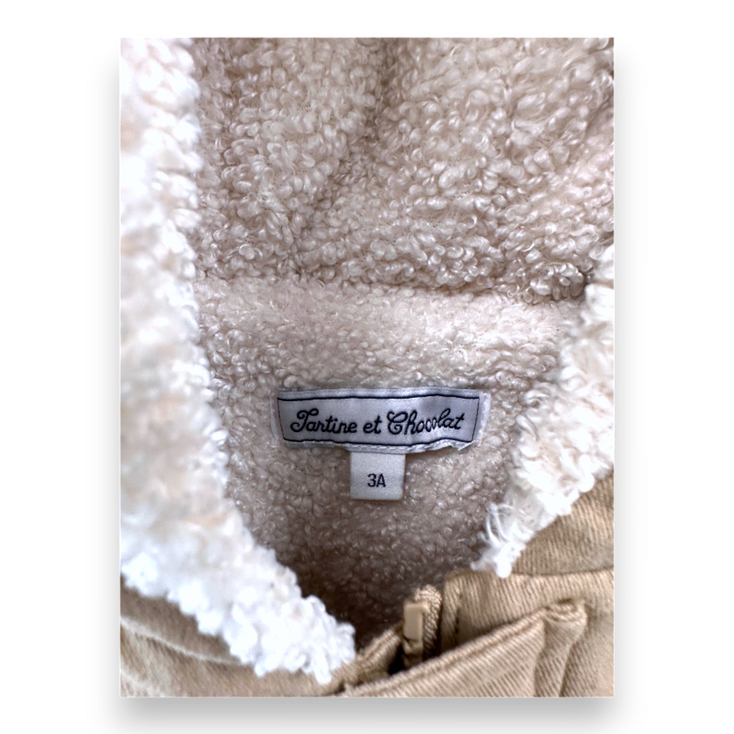 TARTINE & CHOCOLAT - Manteau parka verte - 3 ans