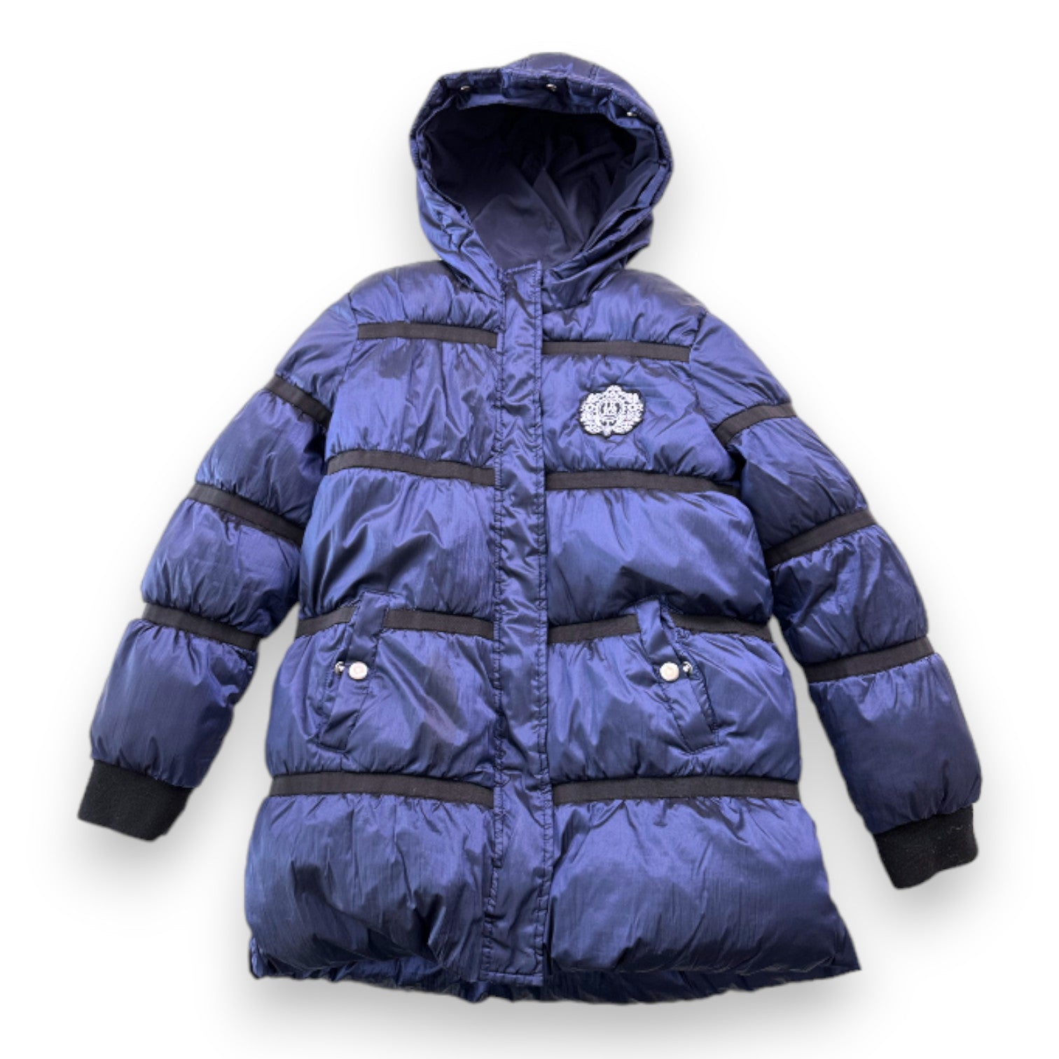 IKKS - Long blue down jacket - 10 years