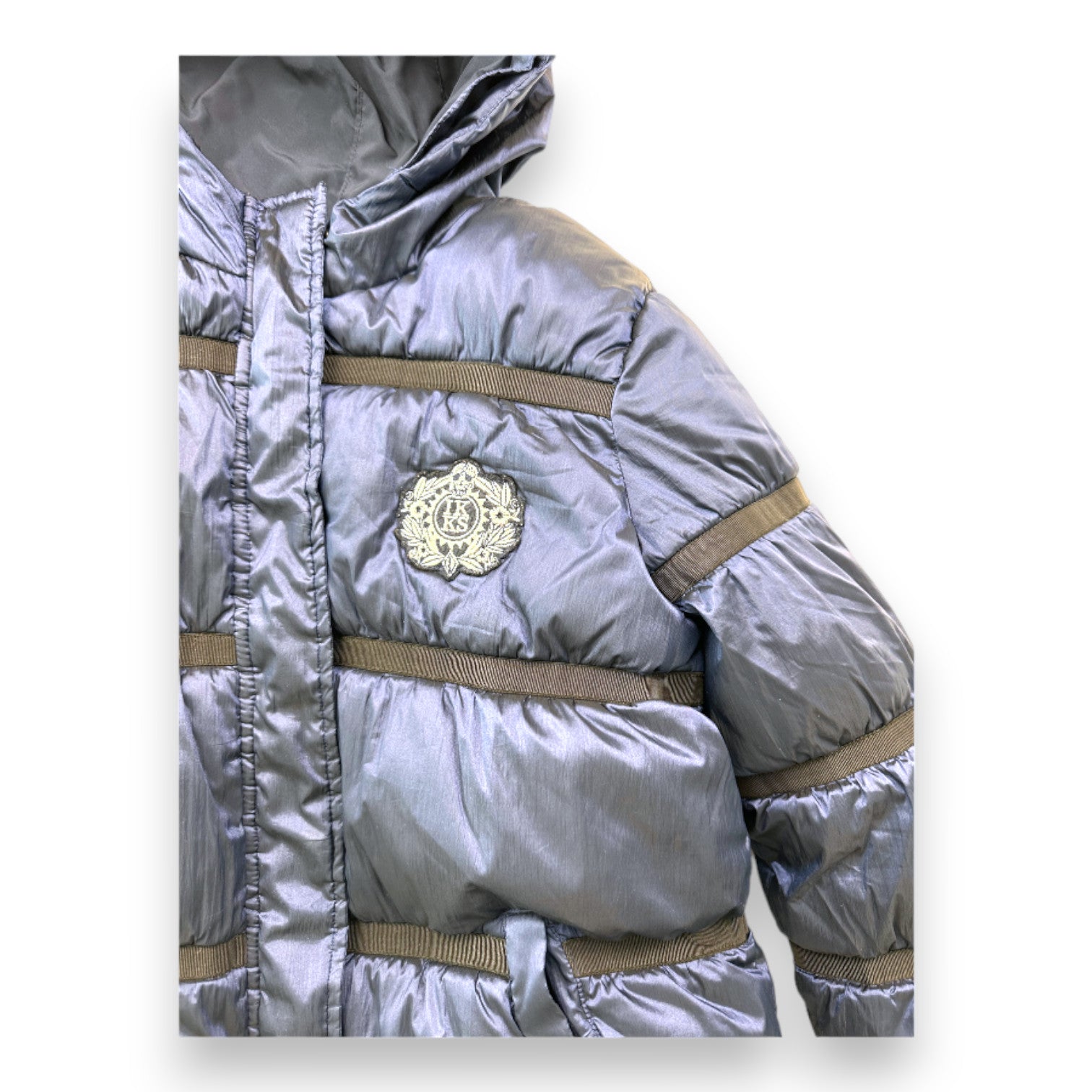 IKKS - Lange blaue Daunenjacke - 10 Jahre