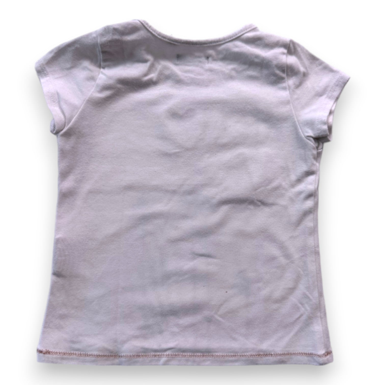 IKKS - White short-sleeved T-shirt with prints - 12 months