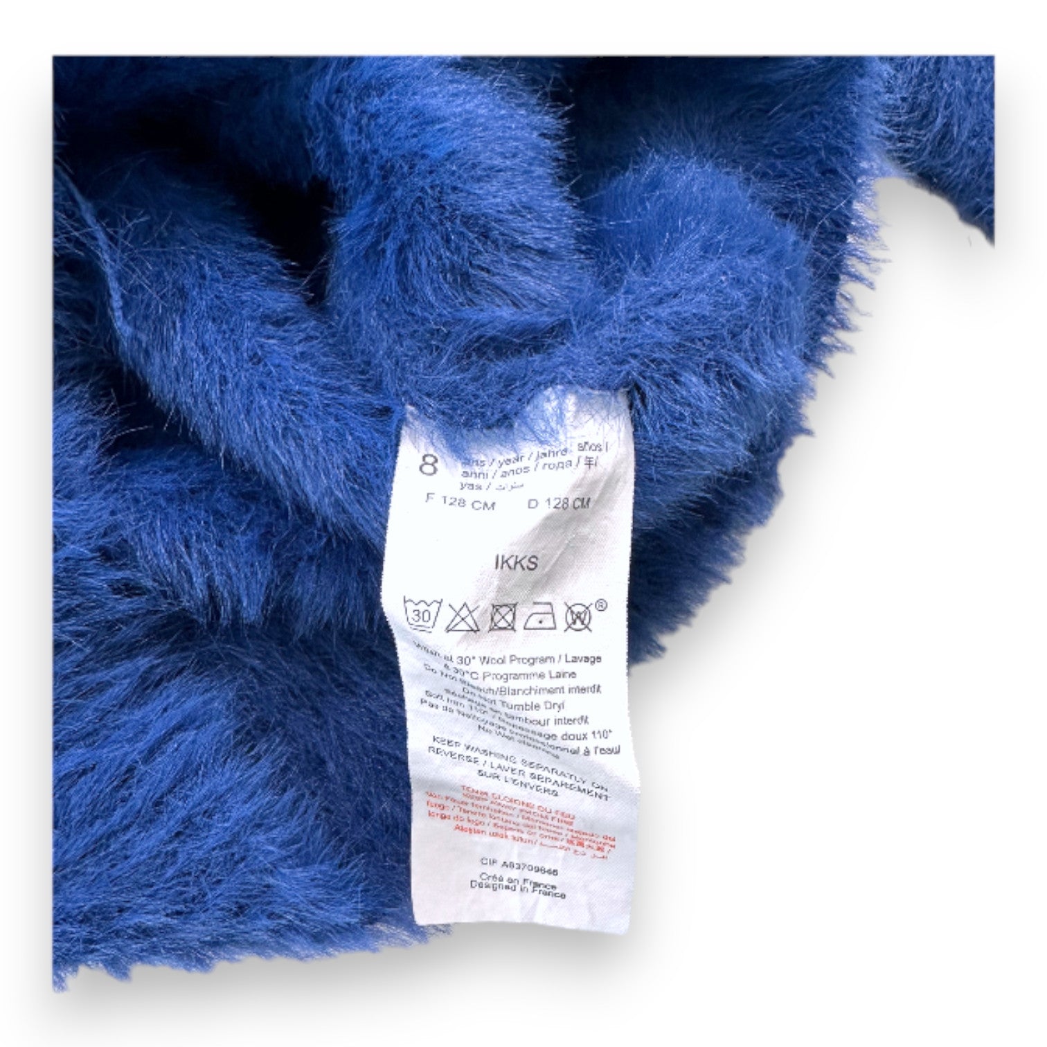 IKKS - Sehr weicher blauer Pullover - 8 Jahre