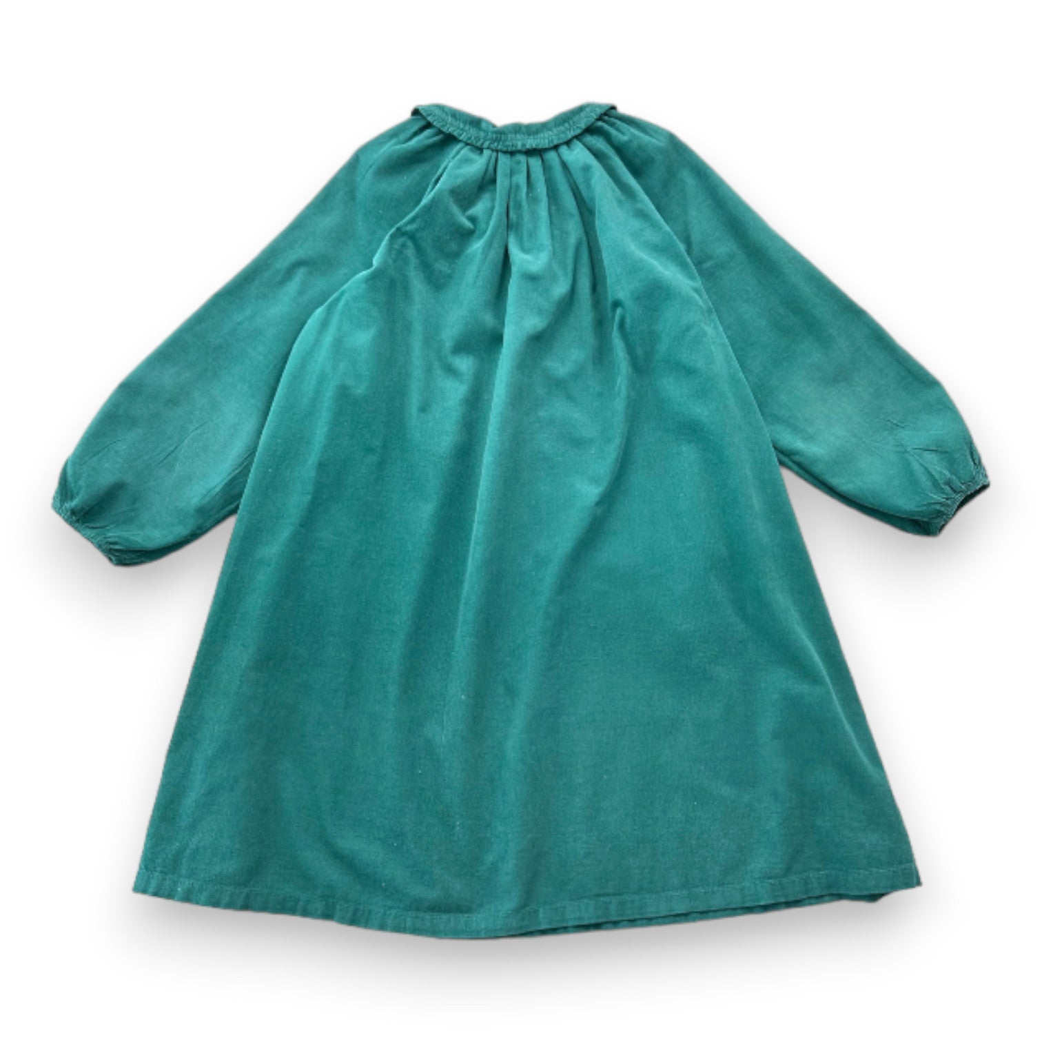 BONTON - Robe verte en velours - 8 ans