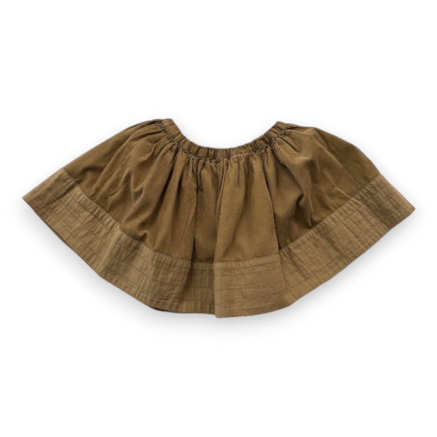 BONTON - Jupe verte en velours - 6 ans