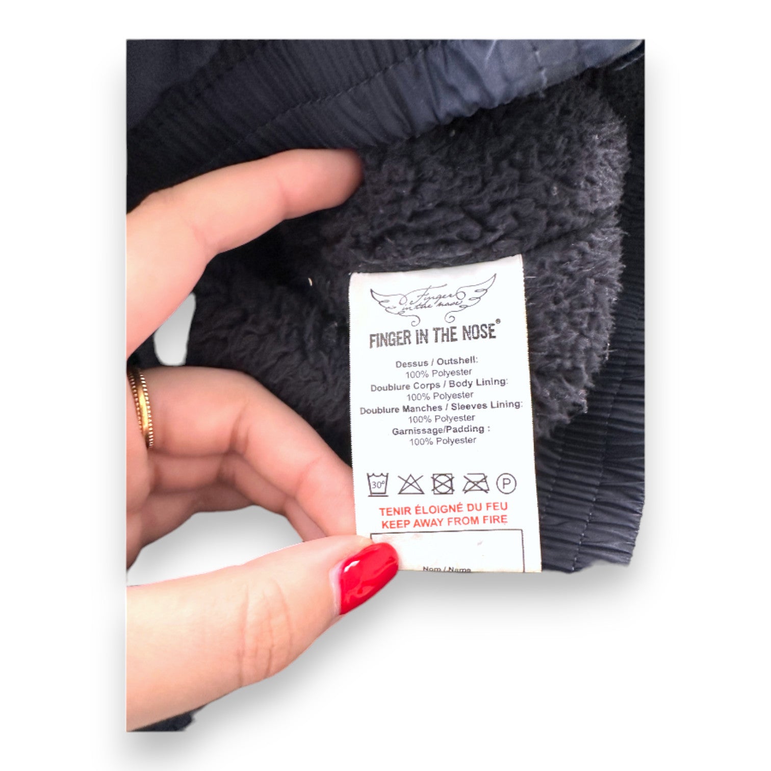 FINGER IN THE NOSE - Navy blue coat - 8 years