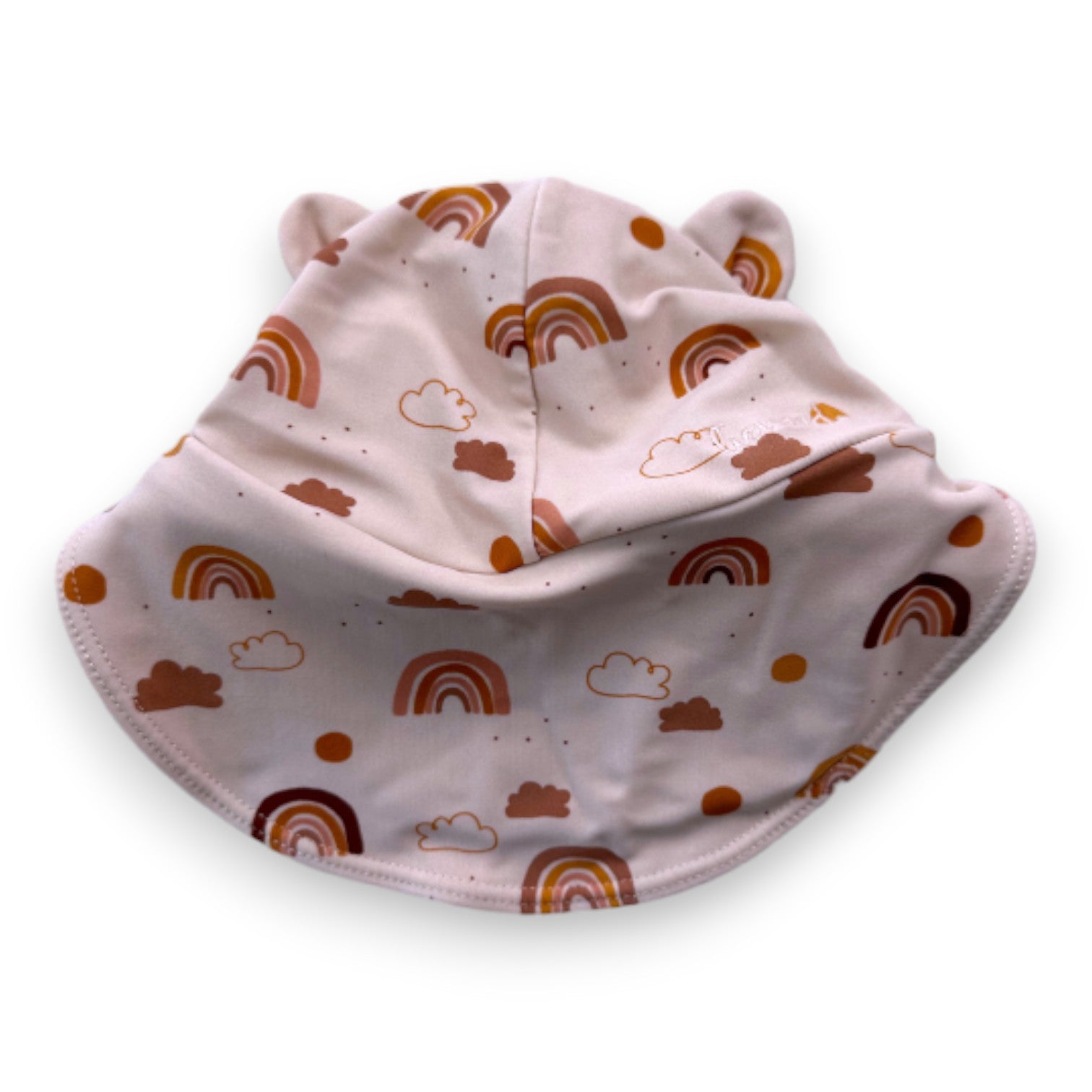 LIEWOOD - Braune Badehaube mit Aufdrucken - 6 Monate