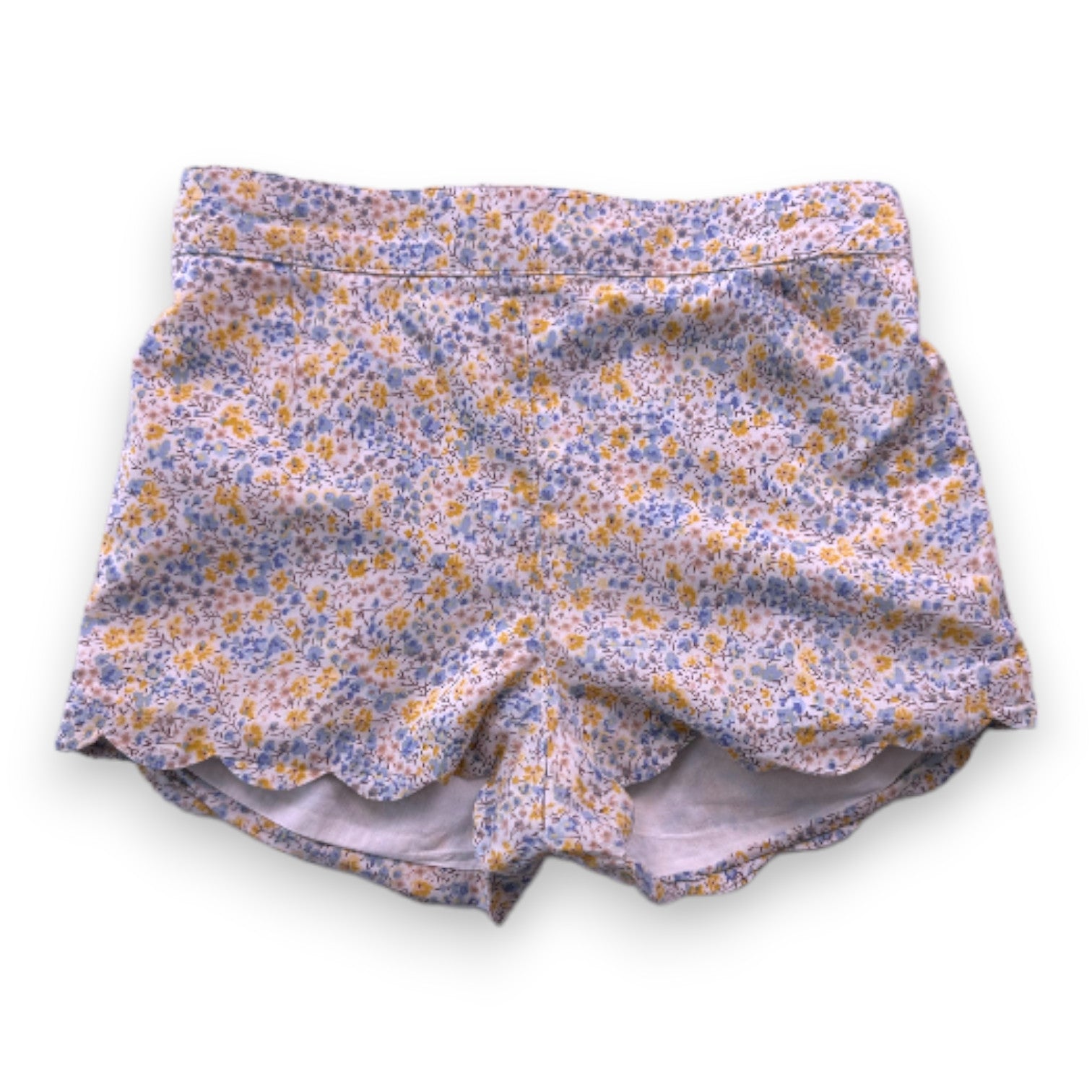 CYRILLUS - Weiße Shorts mit Blumenmuster - 18 Monate