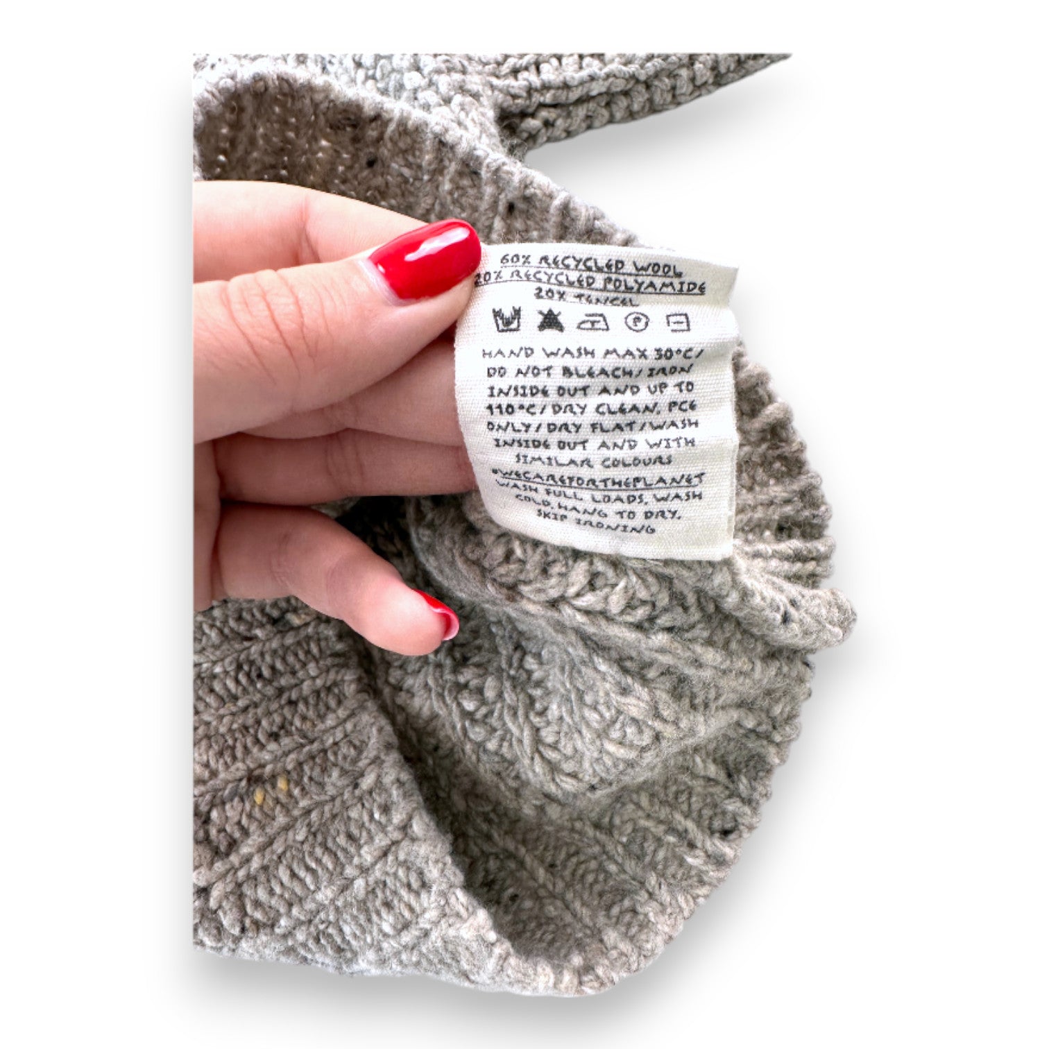 PLAY UP - Grauer Wollpullover - 12 Monate