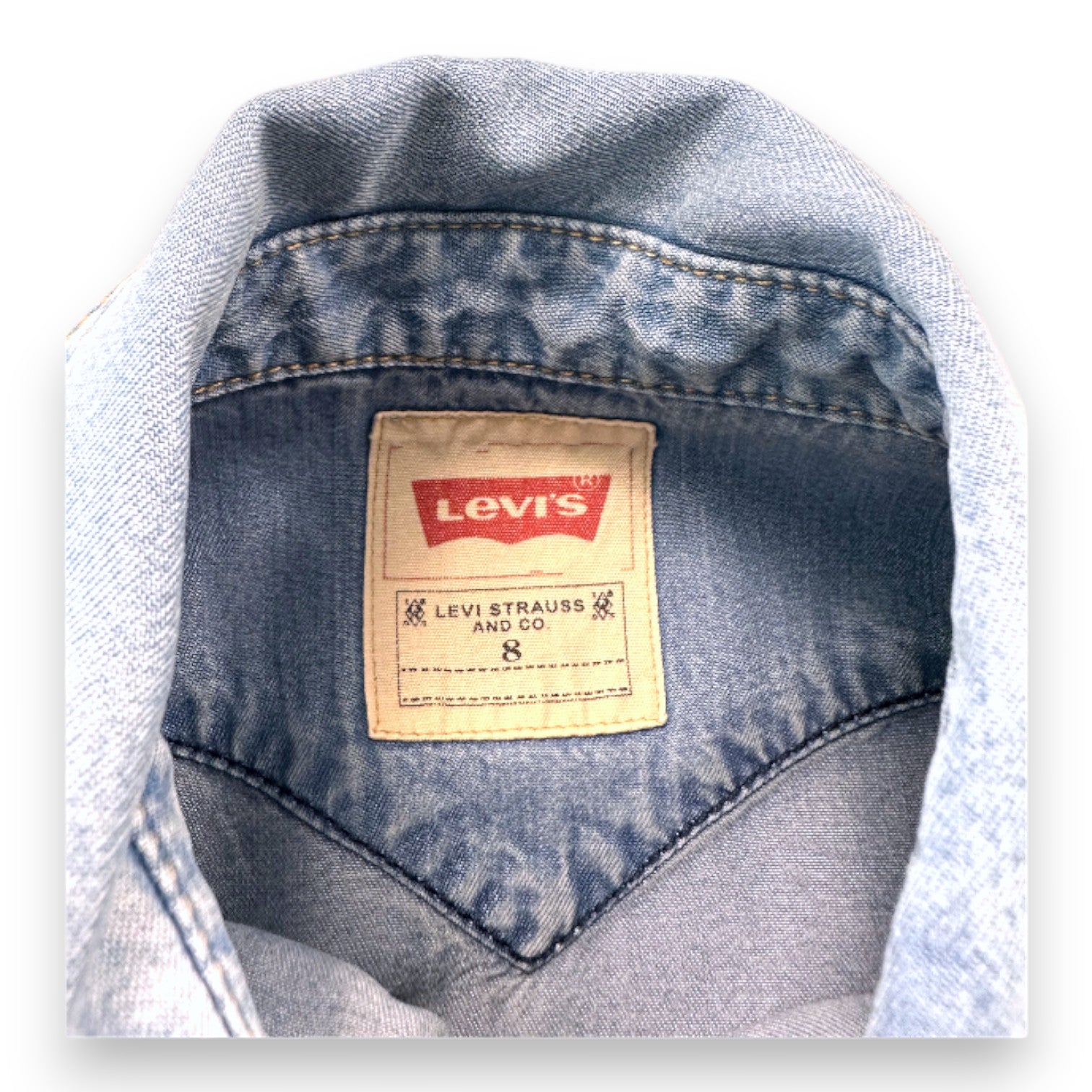 LEVI'S - Blaues Jeanskleid - 8 Jahre