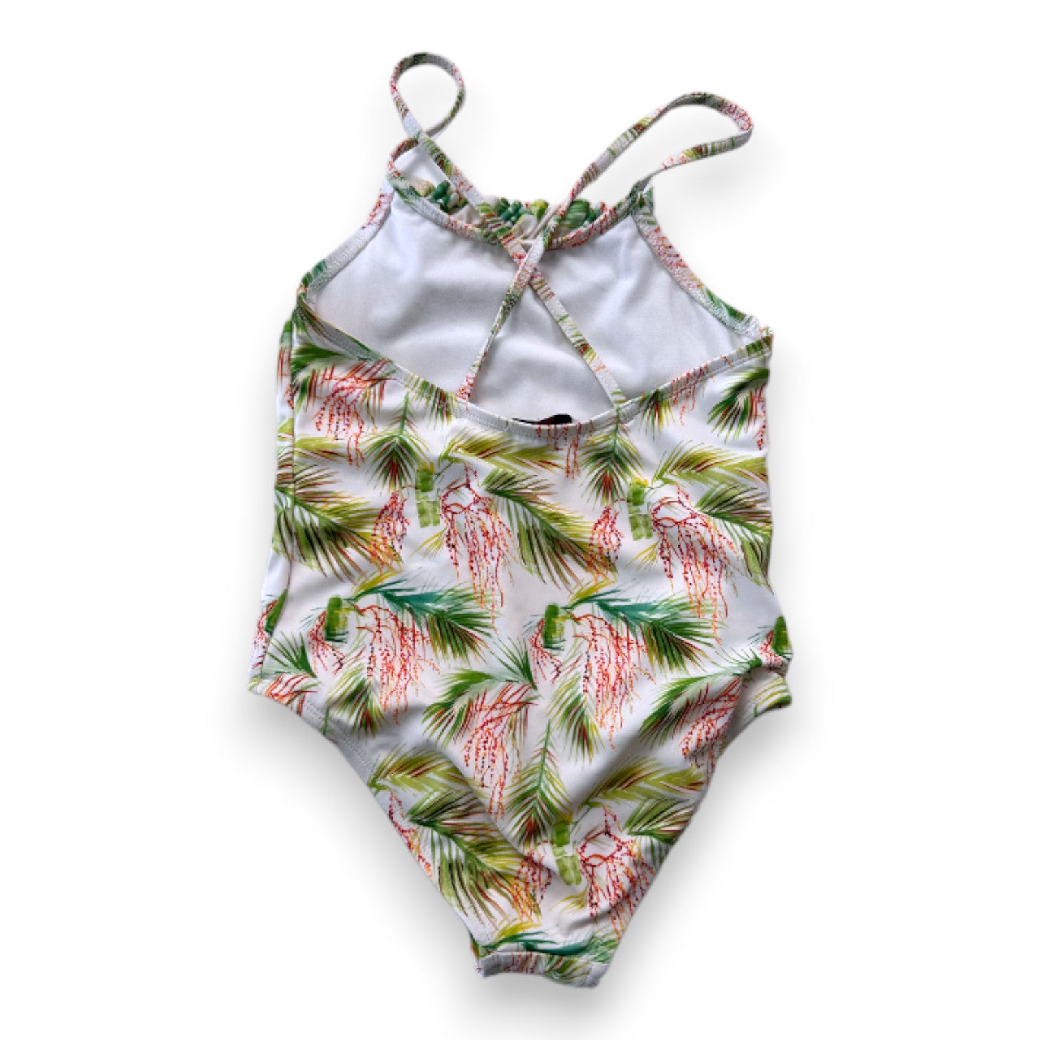 CYRILLUS - Weißer Badeanzug mit Aufdruck - 8 Jahre