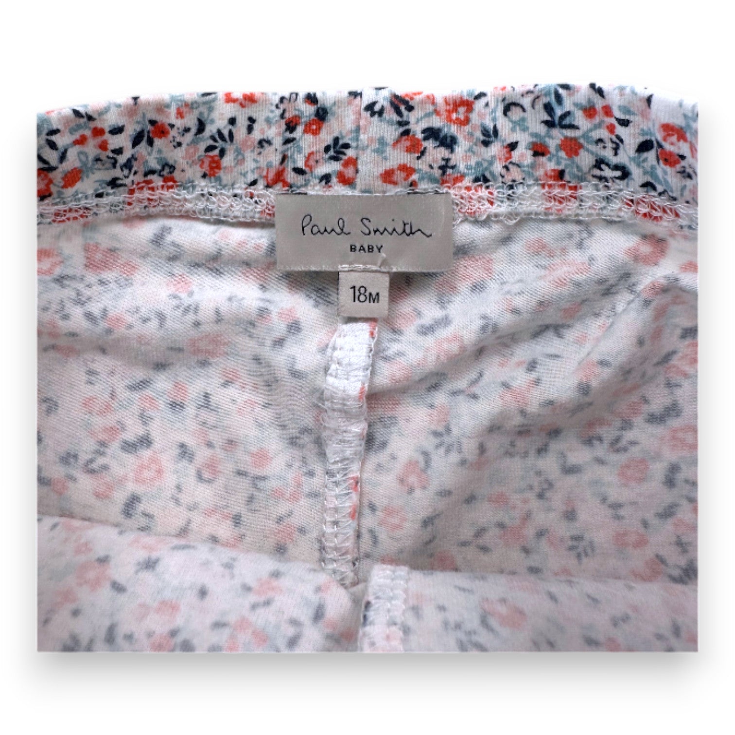 PAUL SMITH - Weißes Badeanzug-Set mit Blumenmuster - 18 Monate