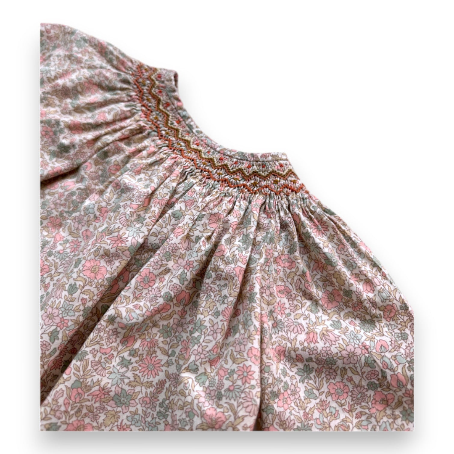 BONPOINT - White floral blouse - 6 months