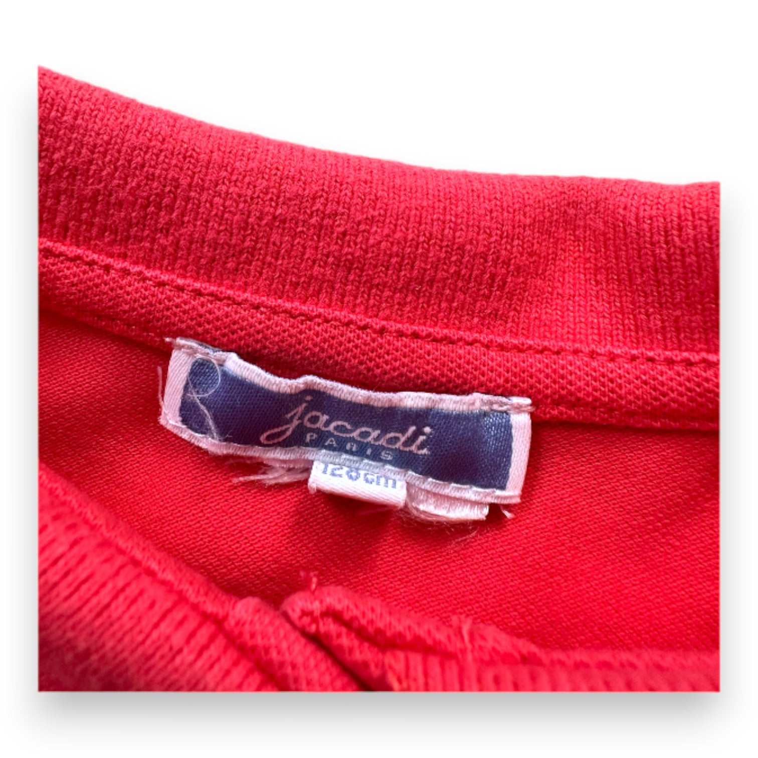 JACADI - Robe polo rouge - 8 ans