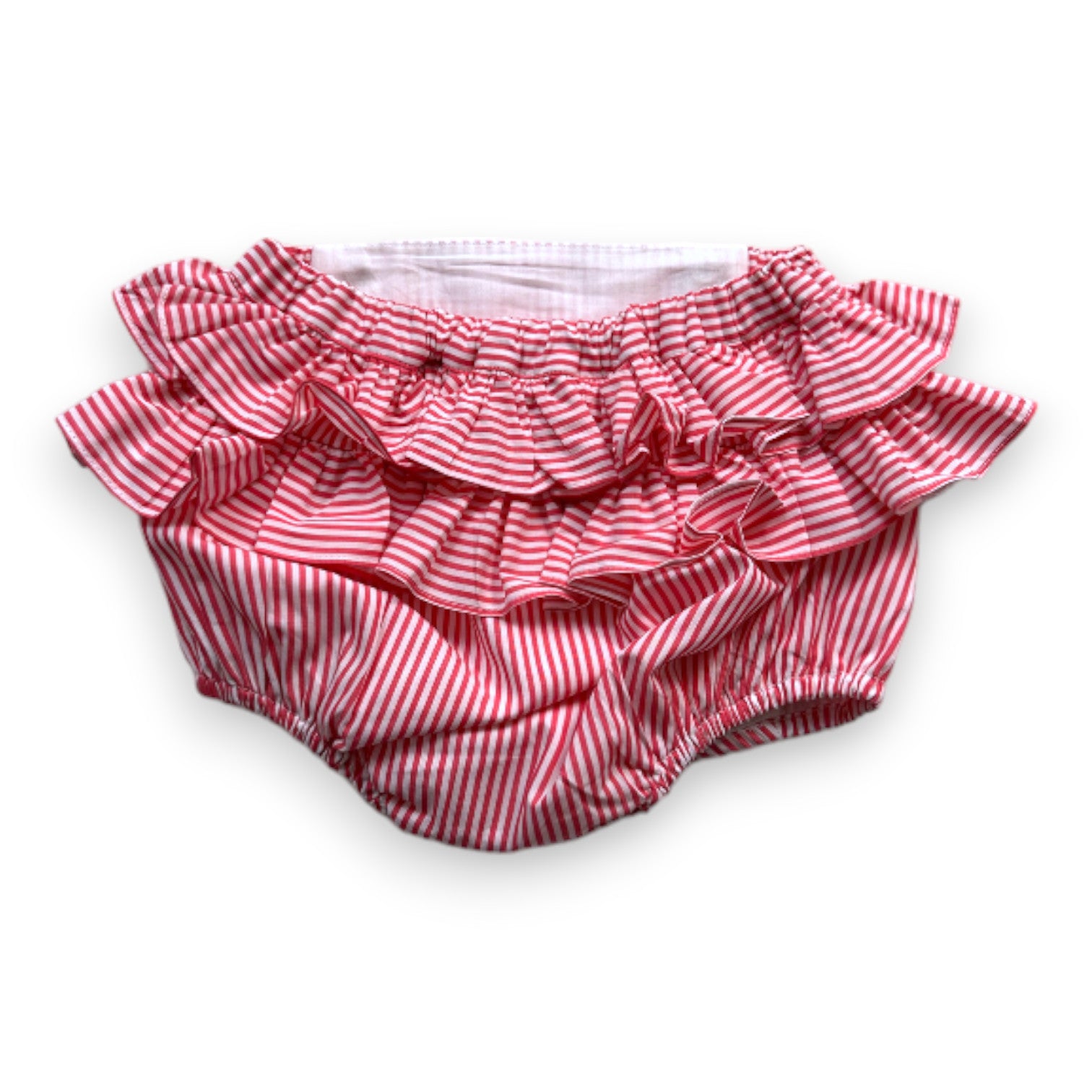 JACADI - Red and white striped bloomers - 12 months