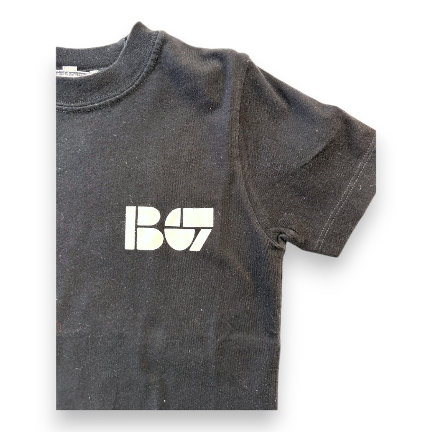 BONPOINT - Black short-sleeved T-shirt - 3 years