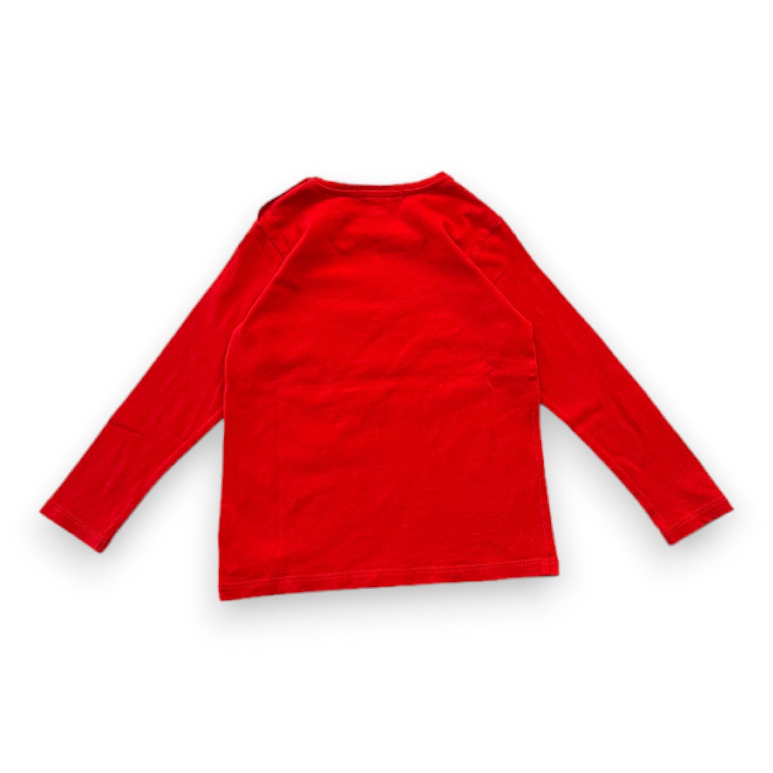 BONPOINT - Red long-sleeved T-shirt with print - 3 years