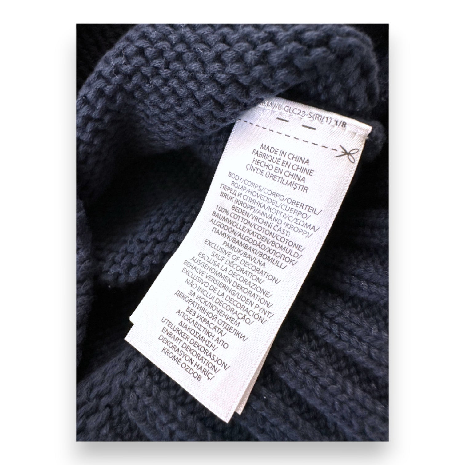 RALPH LAUREN - Blauer Pullover mit ikonischer Flagge - 3 Jahre