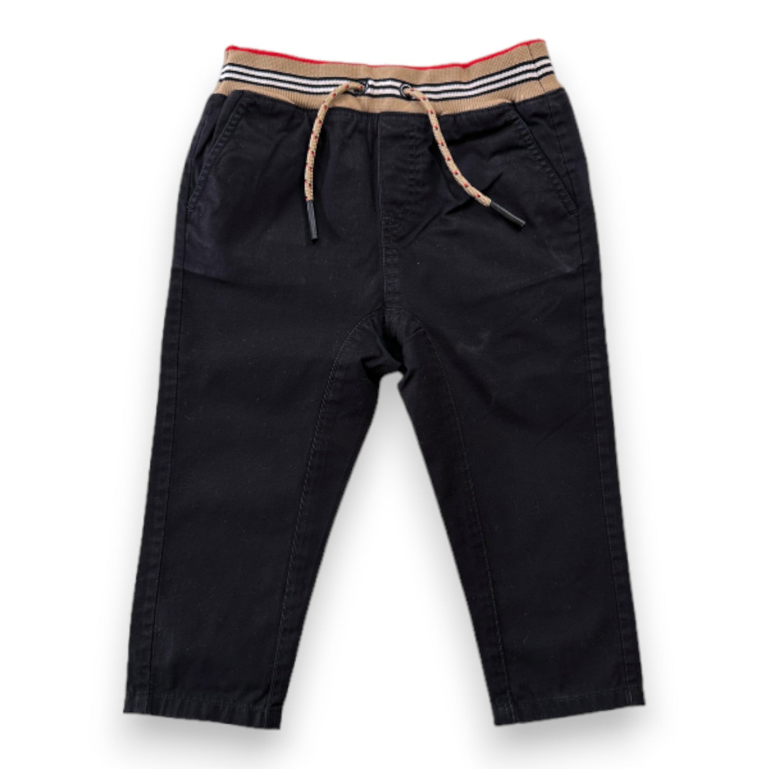 BURBERRY - Pantalon noir - 18 mois