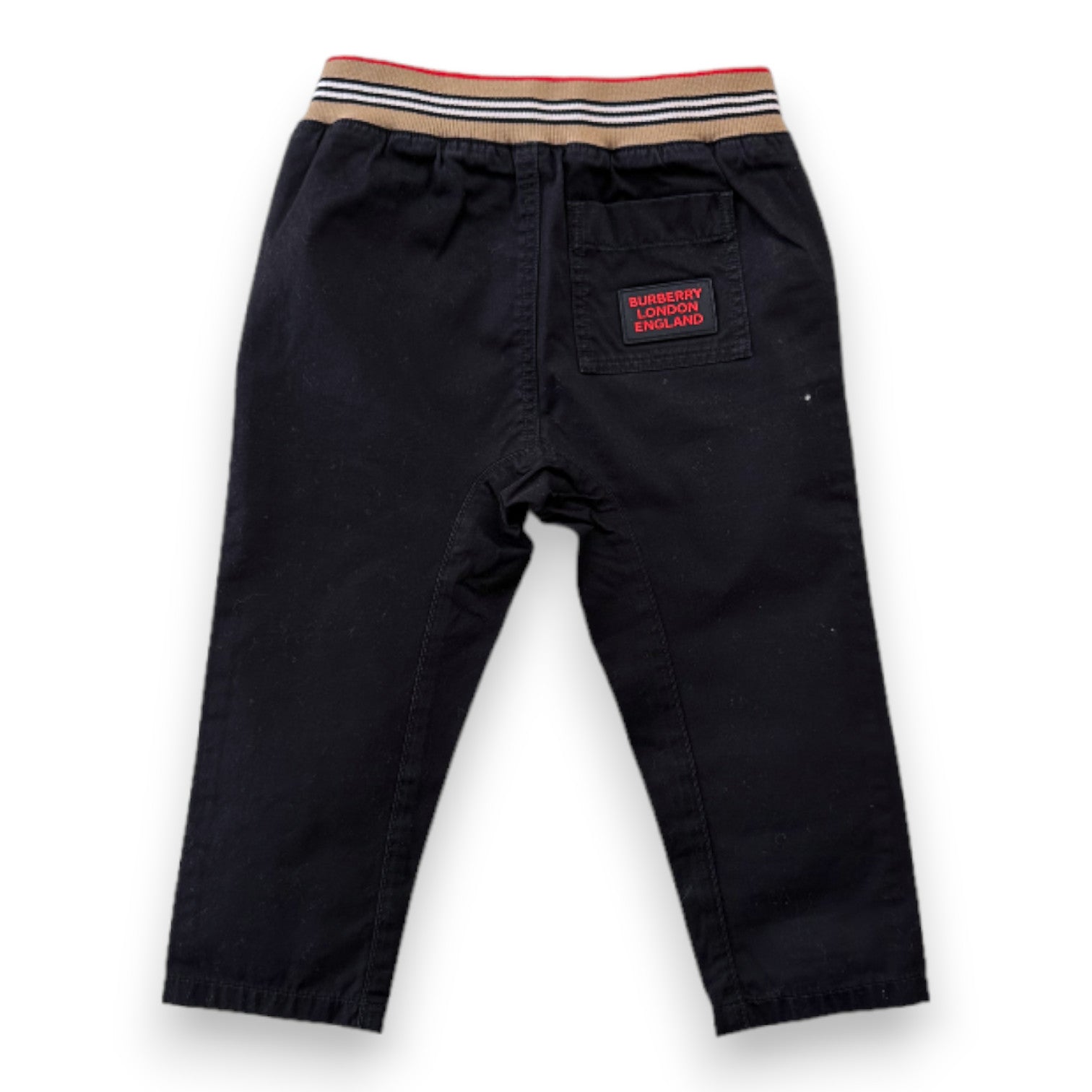 BURBERRY - Pantalon noir - 18 mois