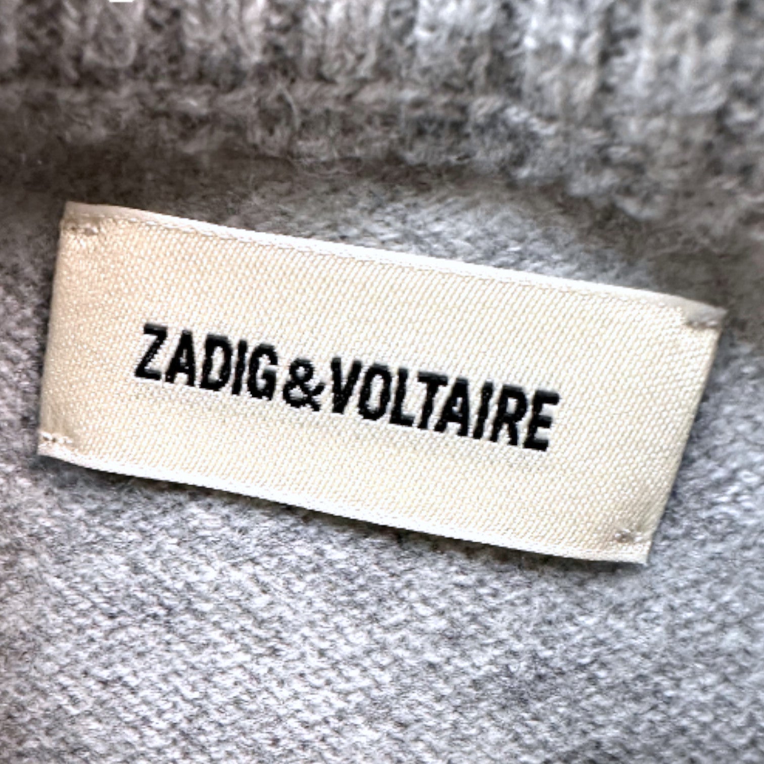 ZADIG & VOLTAIRE - "Dreamer" grauer Wollpullover - 6 Jahre