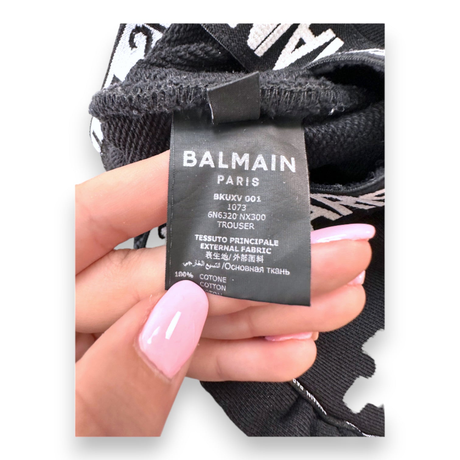 BALMAIN - Schwarzes Sweatshirt und Jogginganzug - 12 Monate