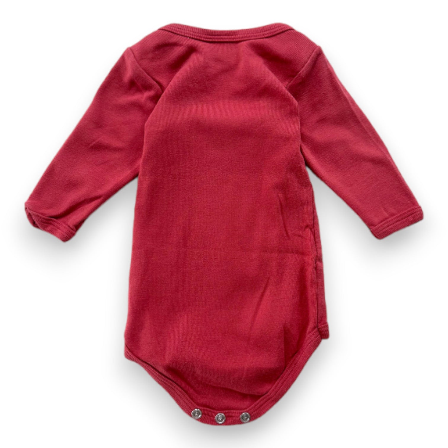 PETIT BATEAU - Rosa Langarm-Body - 3 Monate
