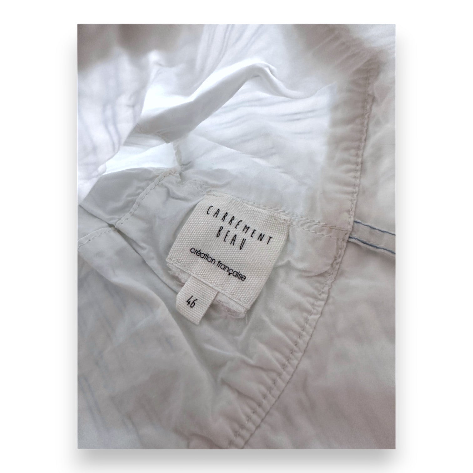 CARREMENT BEAU - White and blue striped bob - 12 months