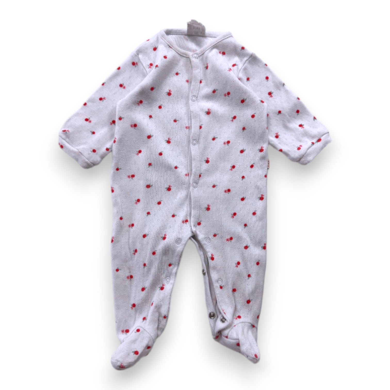 CARREMENT BEAU - Weißer Pyjama mit Aufdrucken - 3 Monate