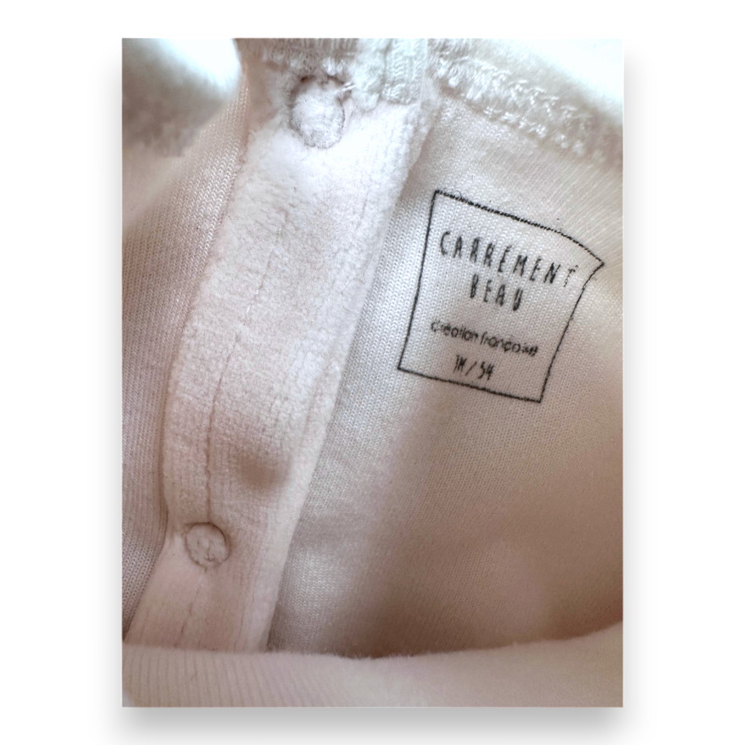 CARREMENT BEAU - Rosa Pyjama mit Aufdruck - 1 Monat