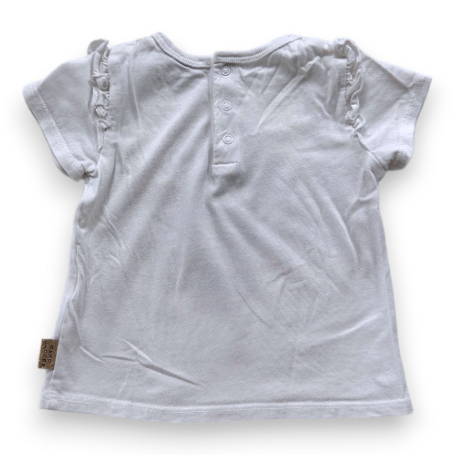 MARC JACOBS - White printed T-shirt - 6 months