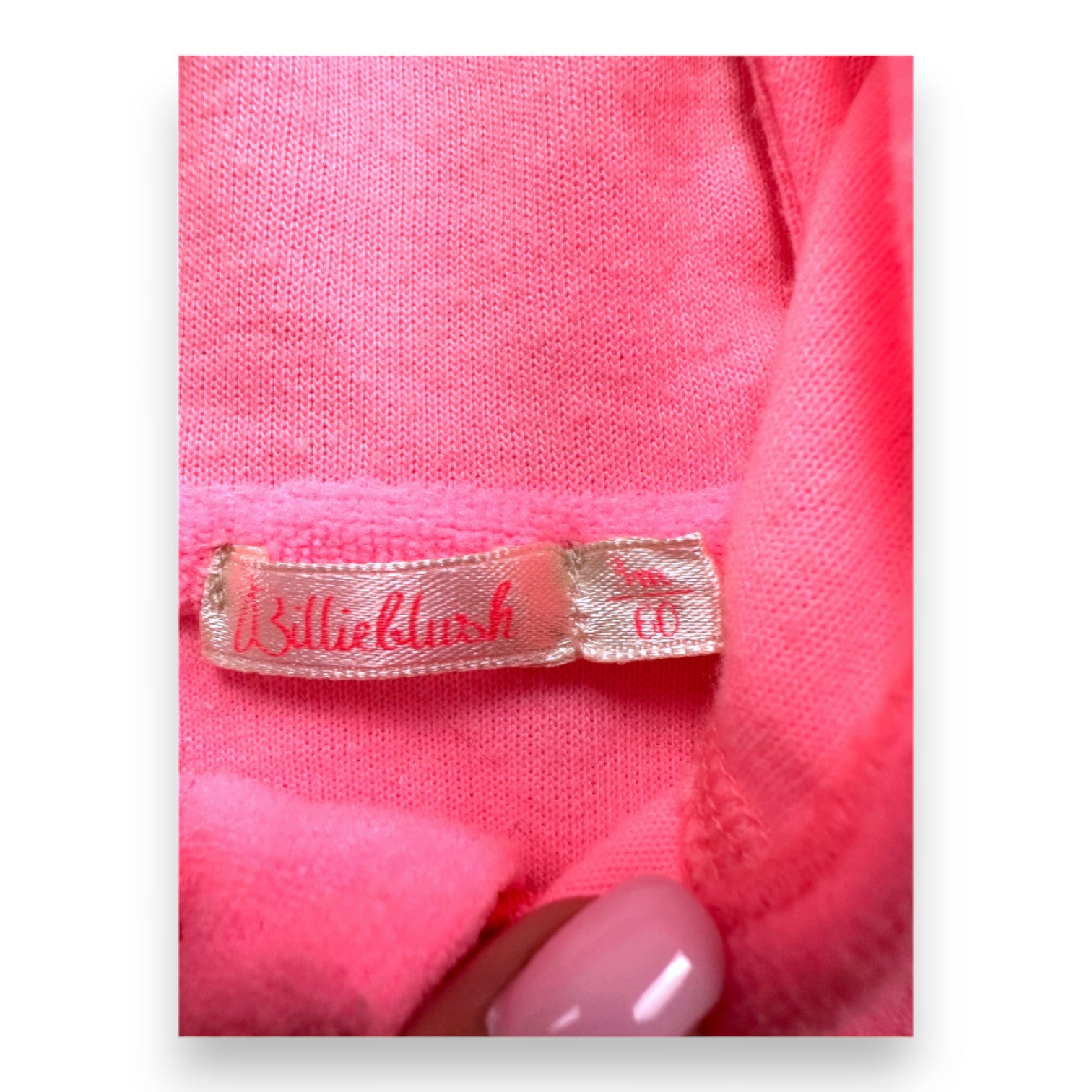 BILLIEBLUSH - Neonpinkes Sweatshirt mit Reißverschluss - 6 Monate