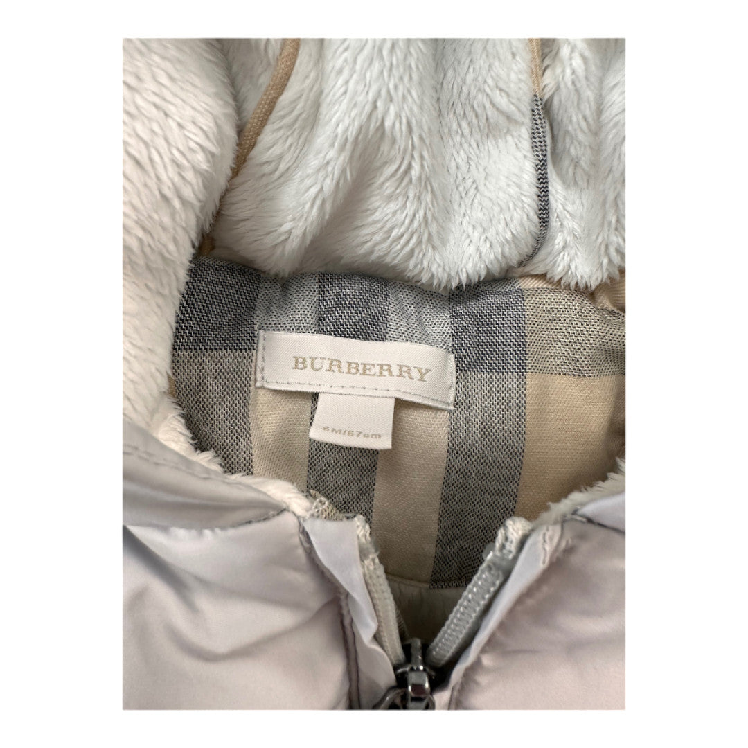 BURBERRY - Grey pilot suit - 6 months