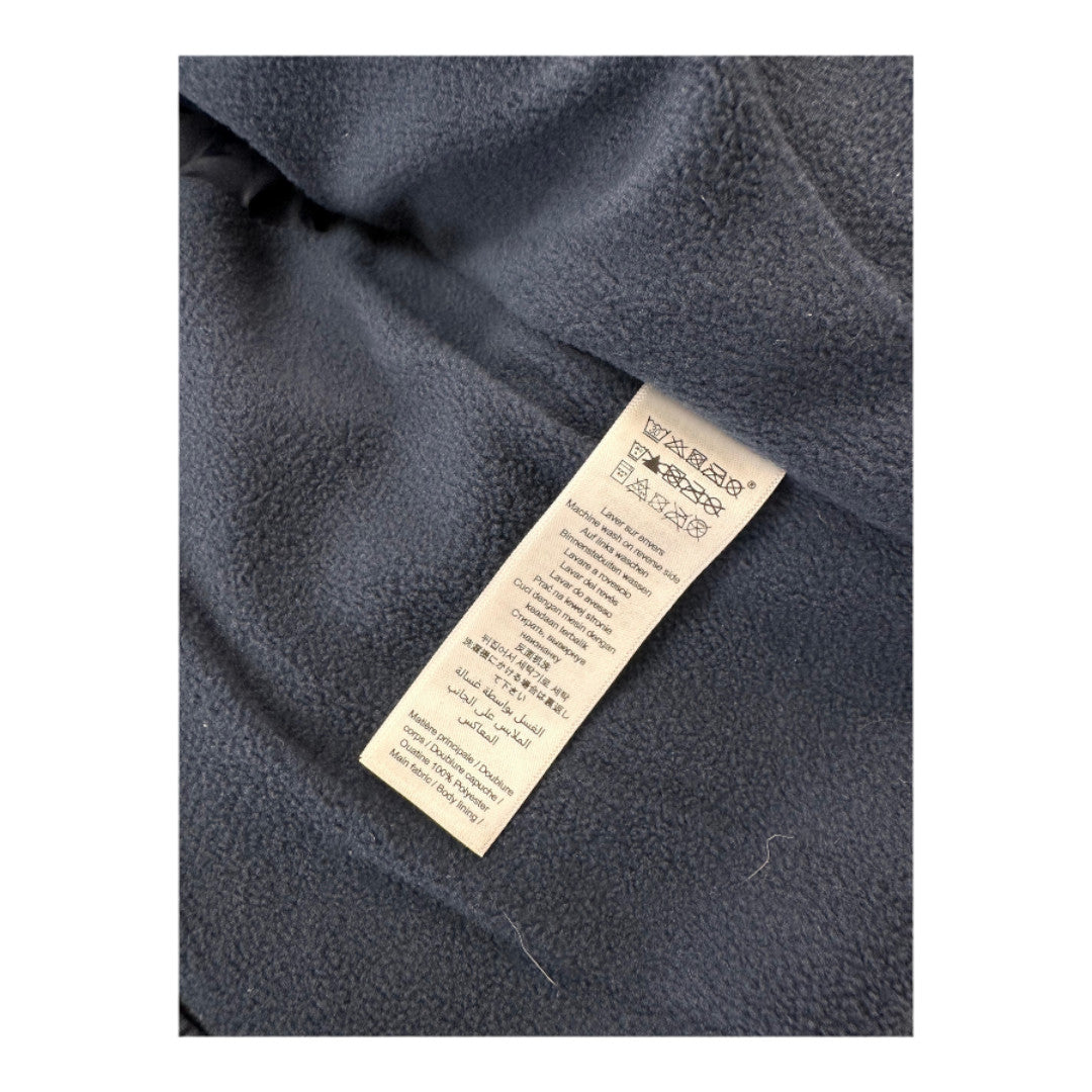 PETIT BATEAU - New navy blue down jacket - 6 months