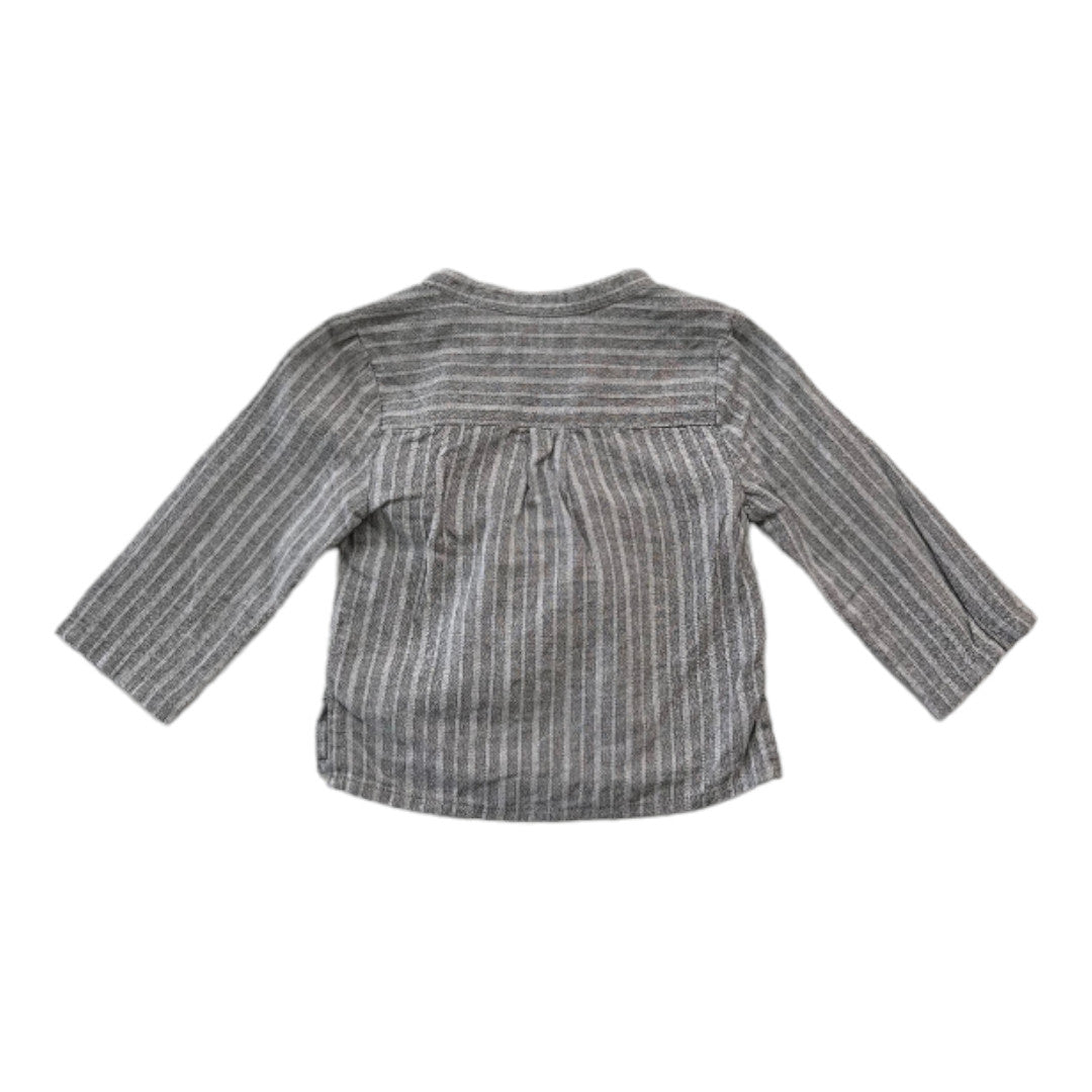 LOUIS LOUISE - Gray striped blouse - 6 months