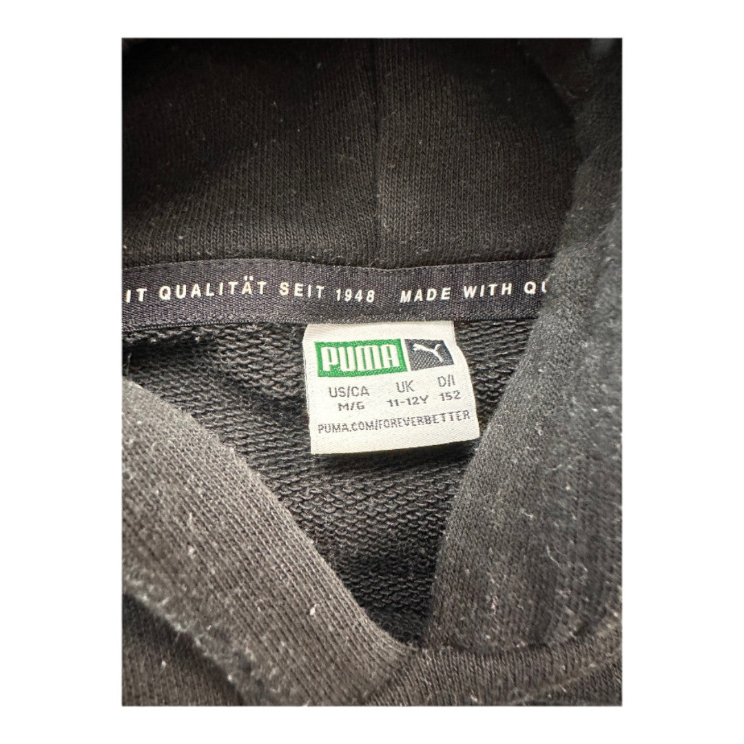 PUMA - Black hoodie with gold print - 12 years