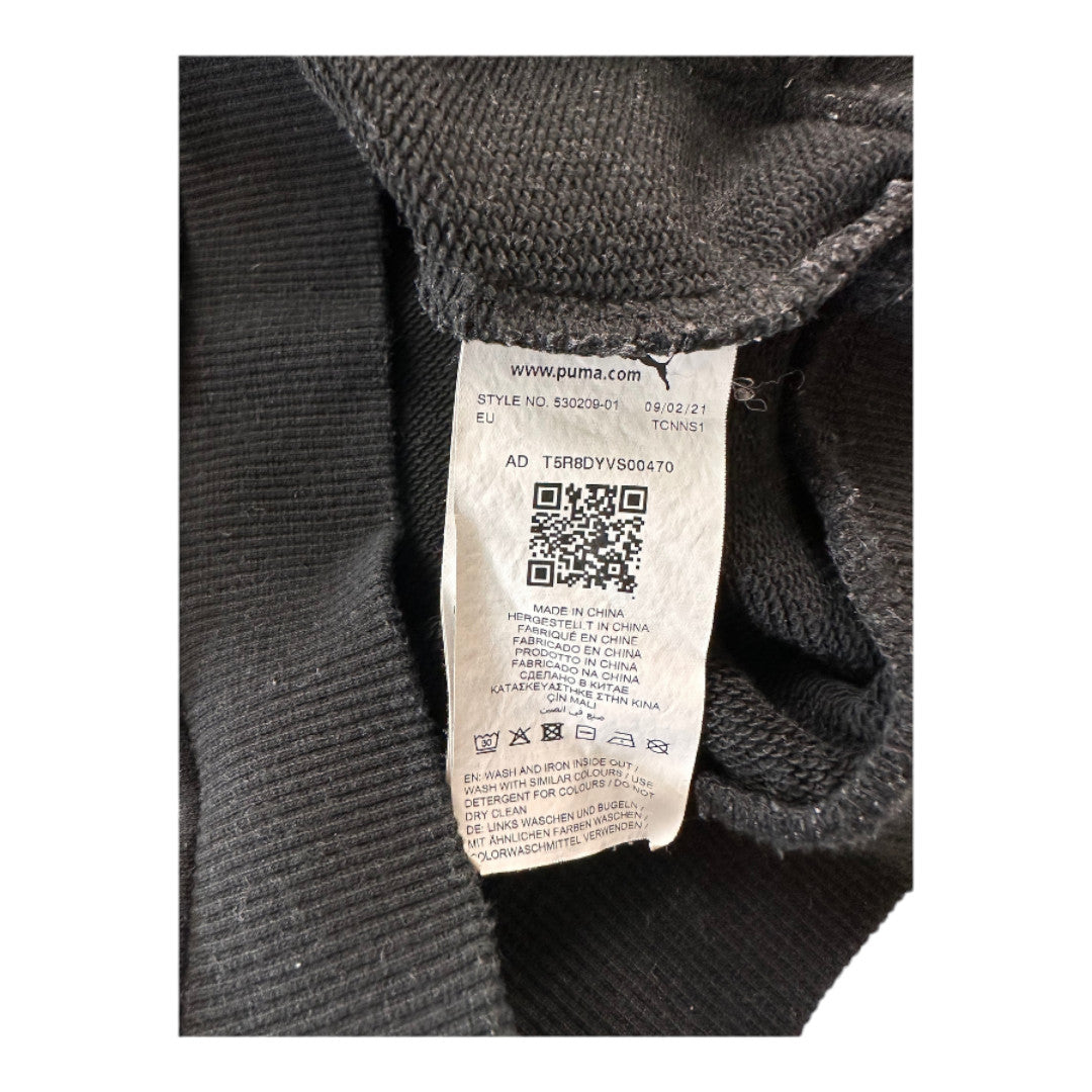 PUMA - Black hoodie with gold print - 12 years