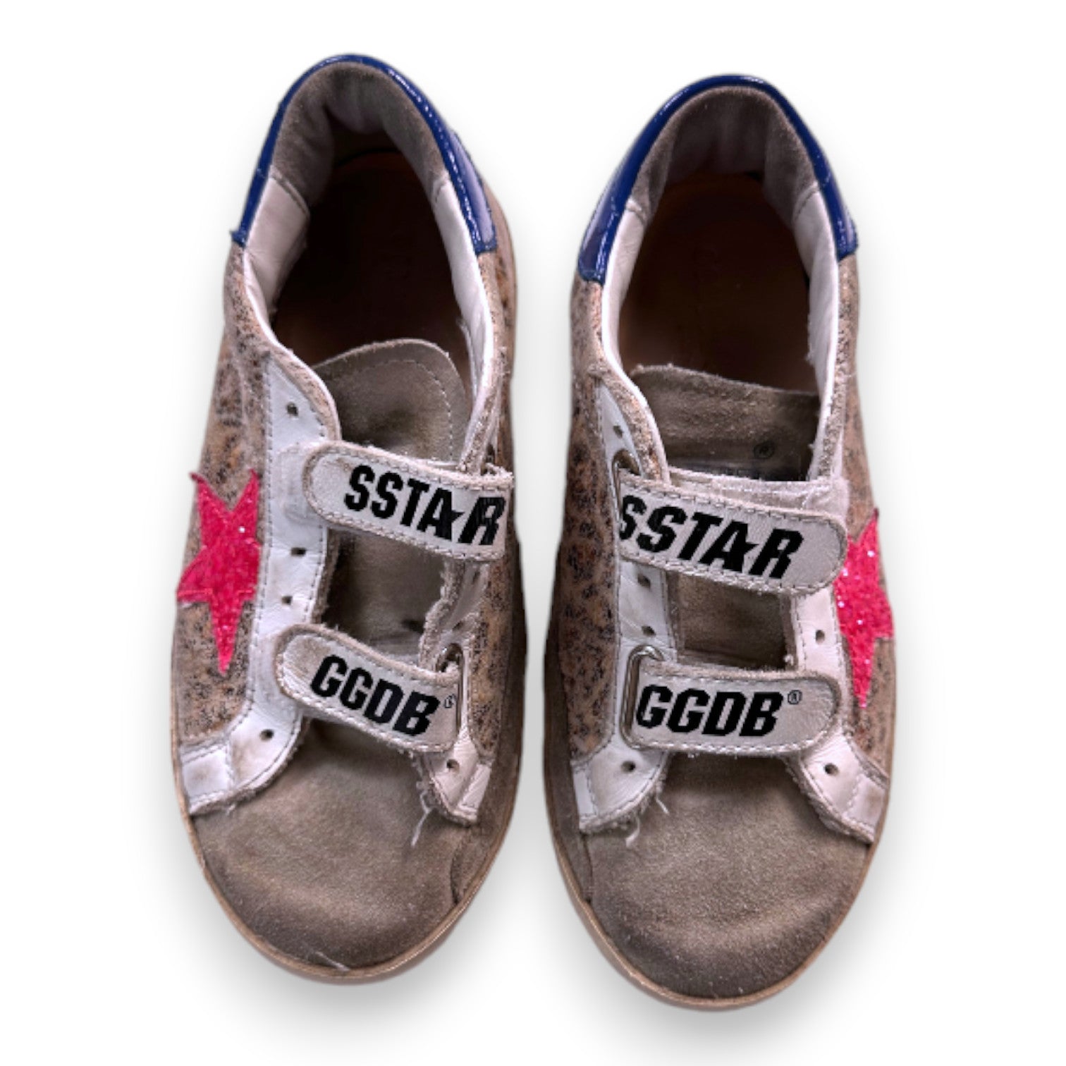 GOLDEN GOOSE - Sneaker in Leoparden- und Weiß - 30