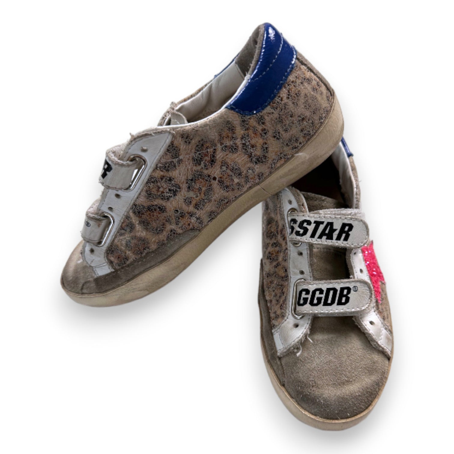 GOLDEN GOOSE - Sneaker in Leoparden- und Weiß - 30