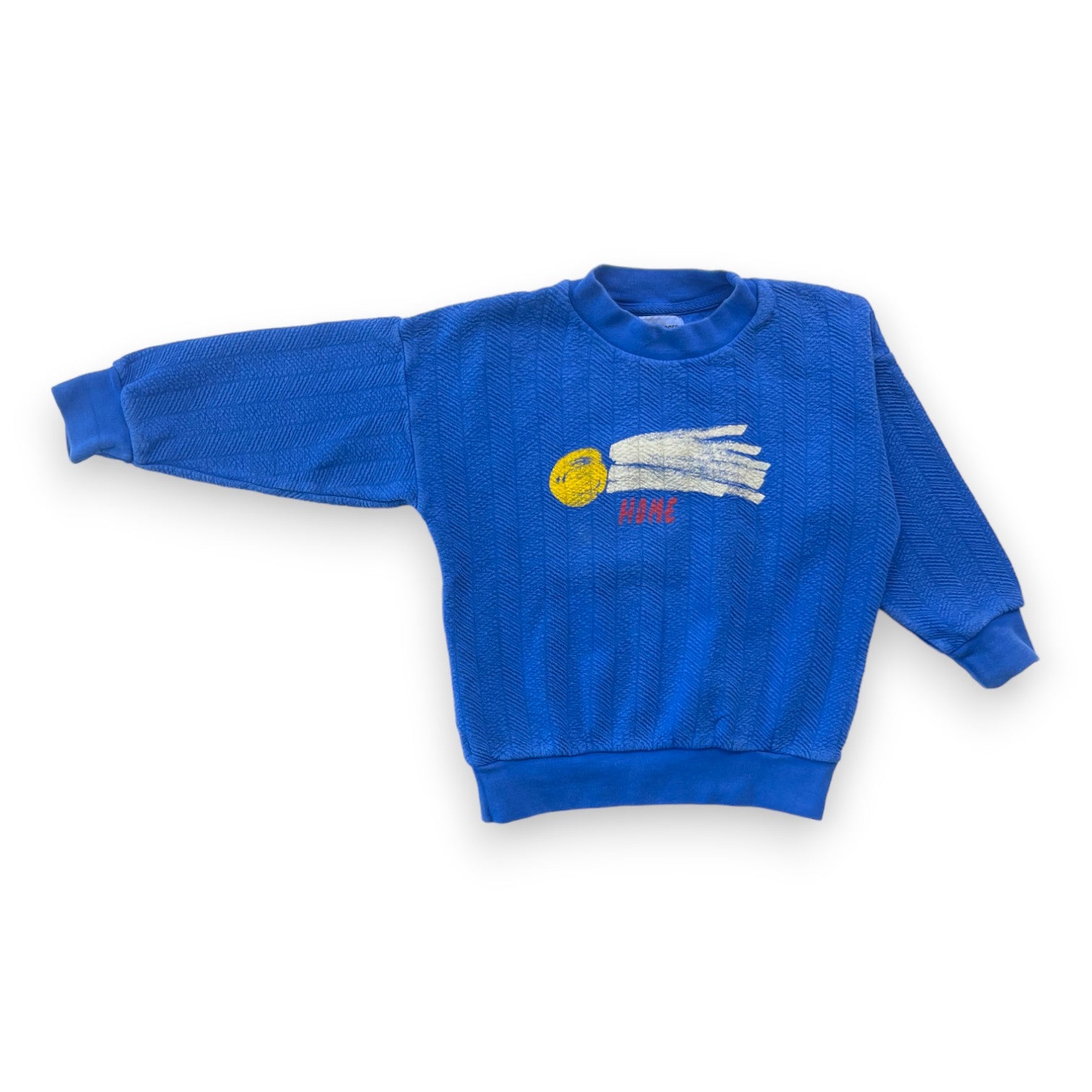 BOBO CHOSES - Blaues Sweatshirt "Home" - 4/5 Jahre
